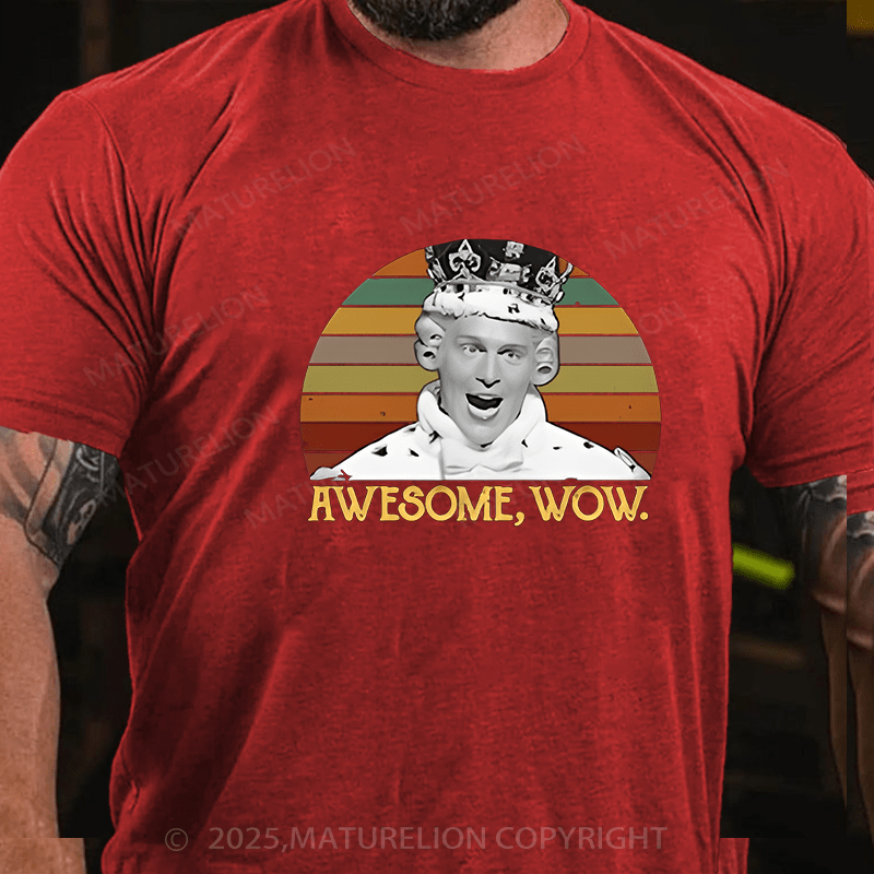 Maturelion Men's T-shirt King George III Hamilton Funny T-Shirt Cotton T-shirt