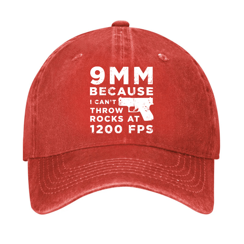 Maturelion Custom Cap 9mm Because I Can't Throw Rocks At 1200 Fps Cap