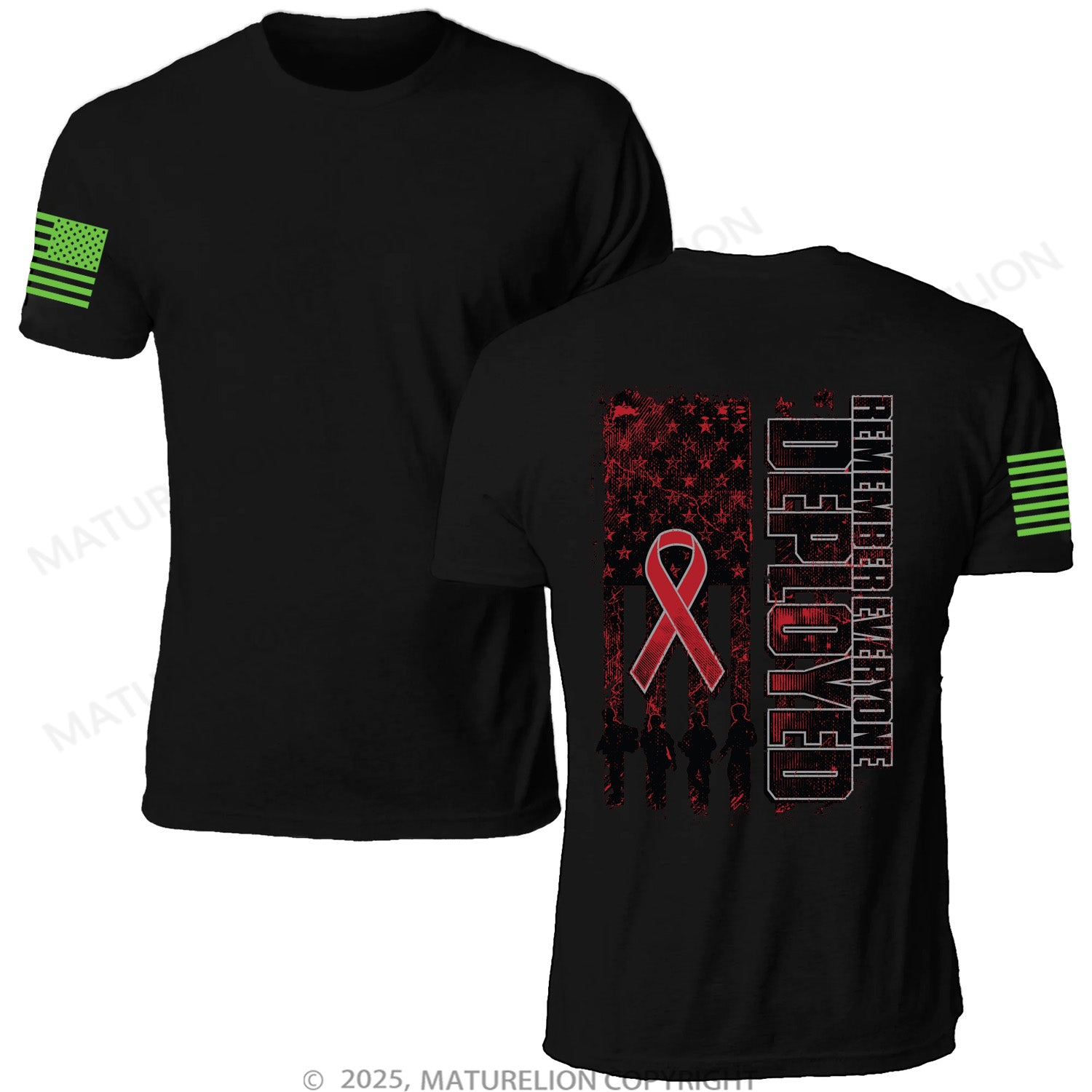 Maturelion Unisex T-Shirt R.E.D. Friday Stand With Them Memorial T-shirt