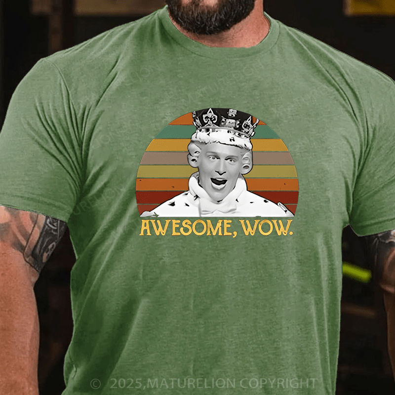 Maturelion Men's T-shirt King George III Hamilton Funny T-Shirt Cotton T-shirt