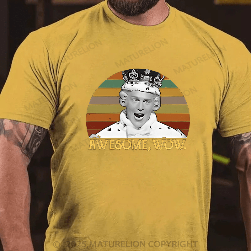 Maturelion Men's T-shirt King George III Hamilton Funny T-Shirt Cotton T-shirt