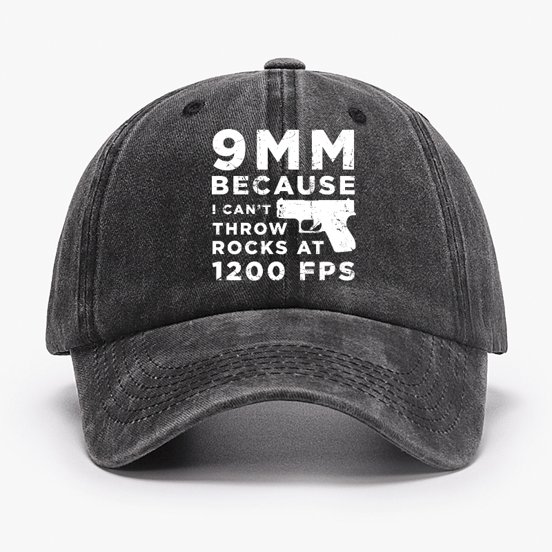 Maturelion Custom Cap 9mm Because I Can't Throw Rocks At 1200 Fps Cap