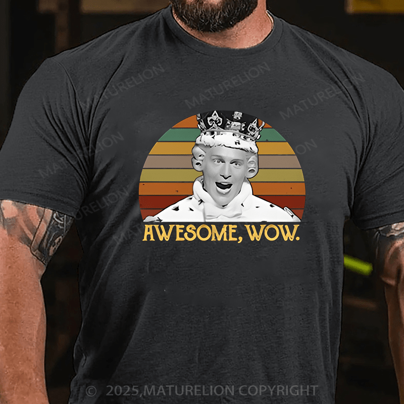 Maturelion Men's T-shirt King George III Hamilton Funny T-Shirt Cotton T-shirt