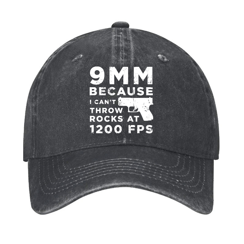 Maturelion Custom Cap 9mm Because I Can't Throw Rocks At 1200 Fps Cap