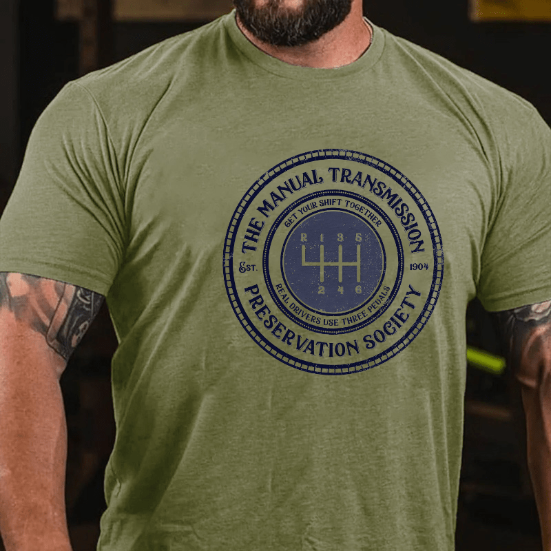Get Your Shift Together Real Drivers Use Three Pedals Cotton T-shirt