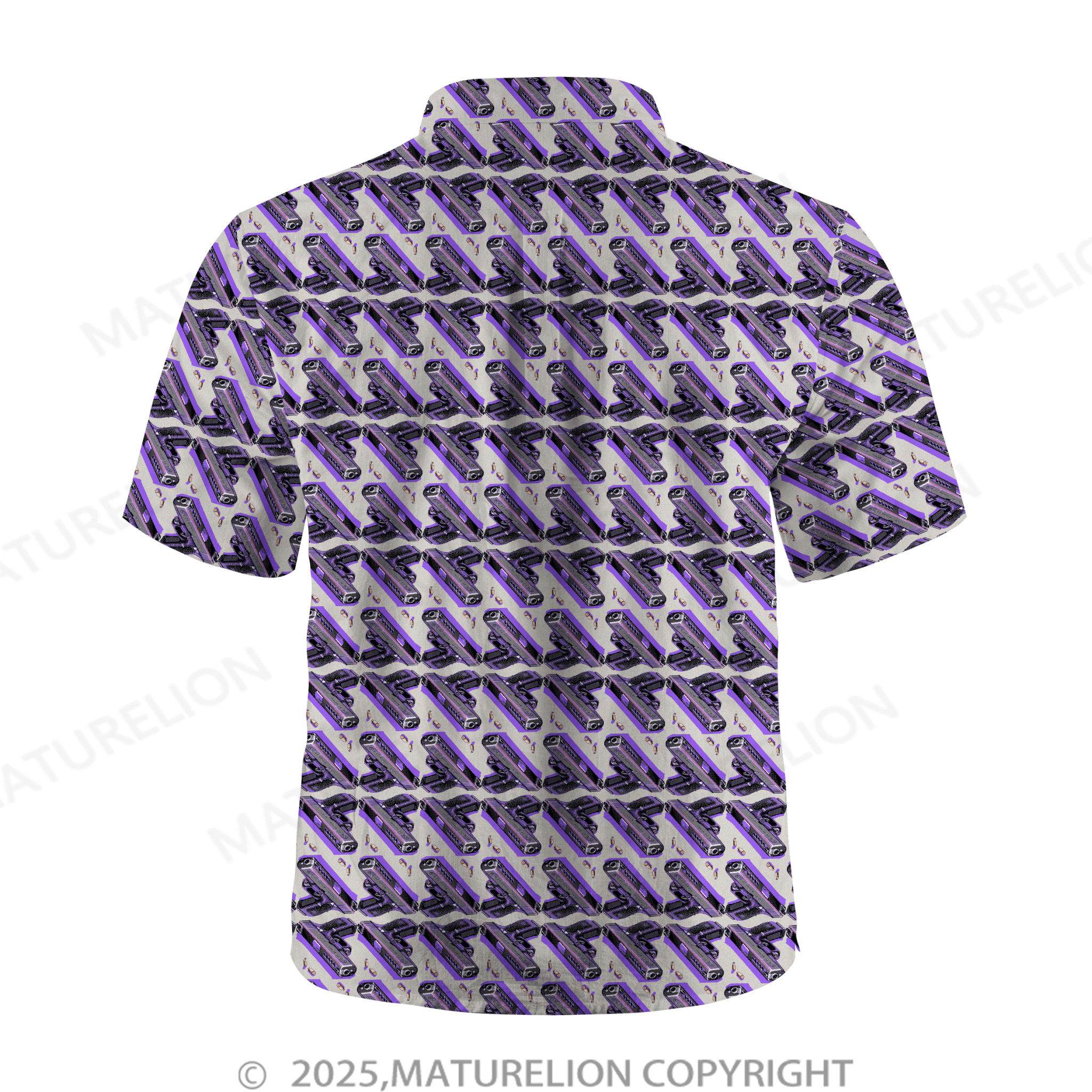 Maturelion Men's Hawaiian Shirt Island Heat Hawaiian Shirt