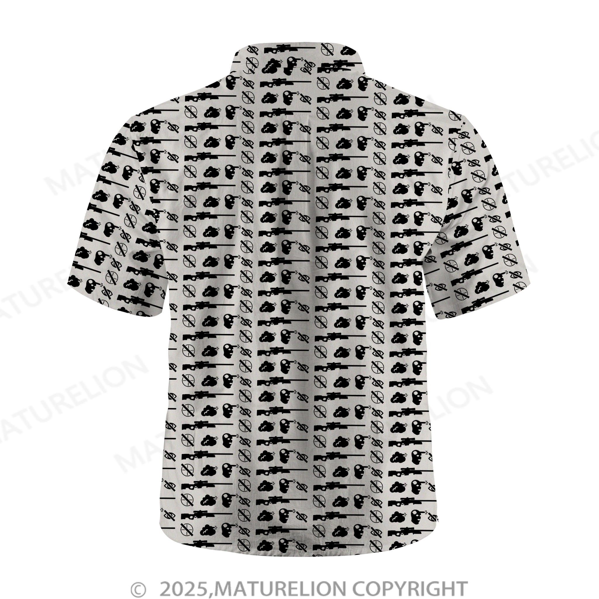 Maturelion Men's Hawaiian Shirt Jungle Vibes Hawaiian Shirt