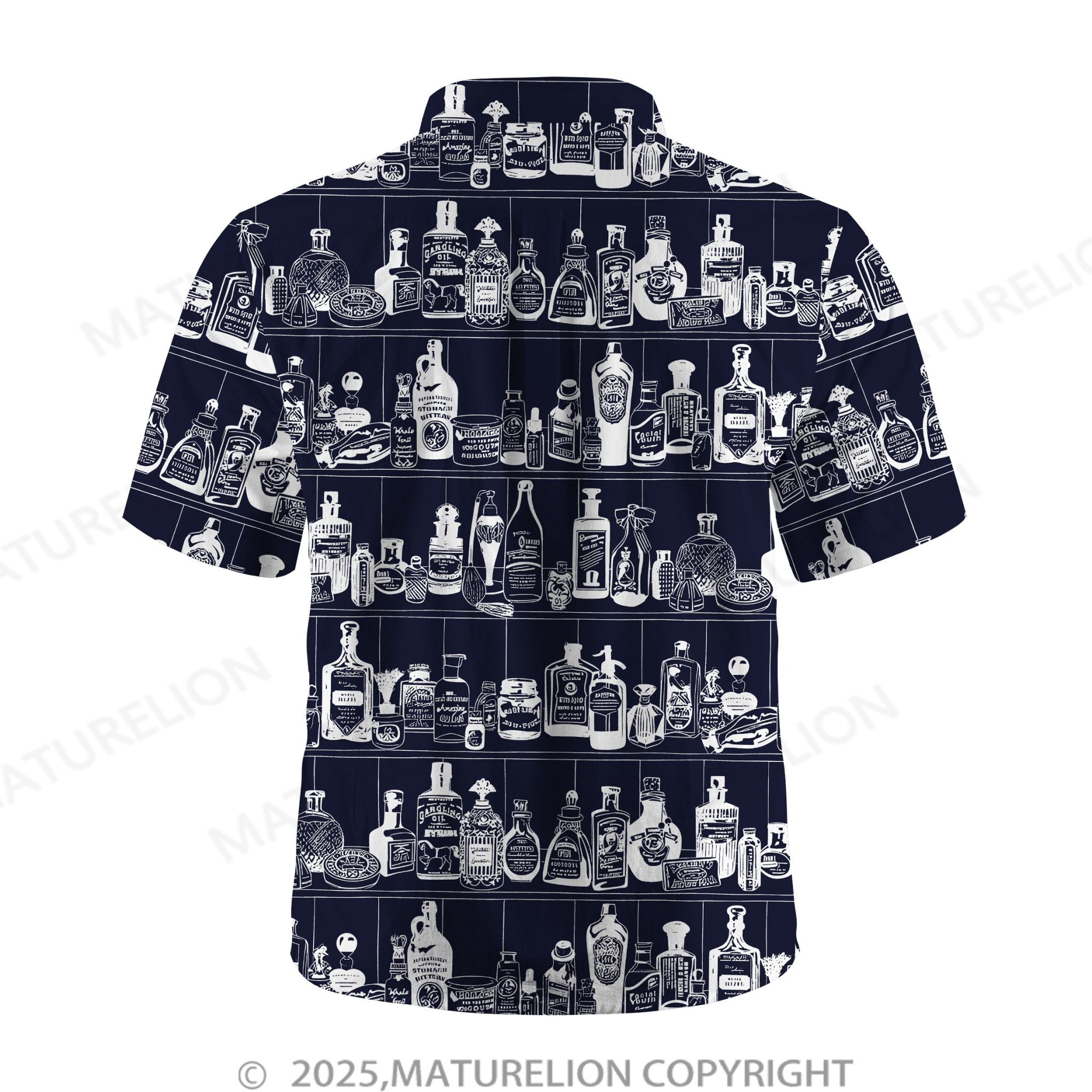 Maturelion Men's Hawaiian Shirt Pacific Flow Hawaiian Shirt