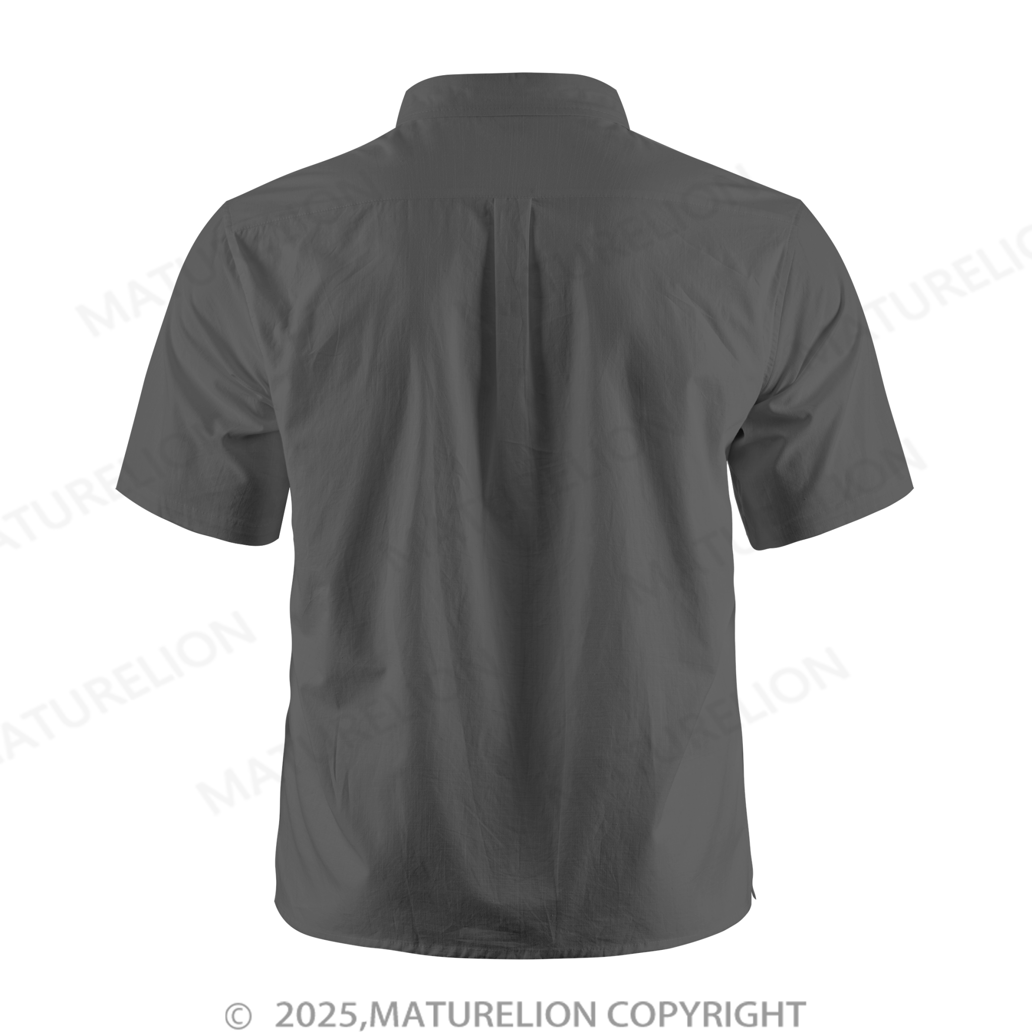 Maturelion retro bowling geometric pattern stripe print men's chest pocket holiday shirt oversized shirt