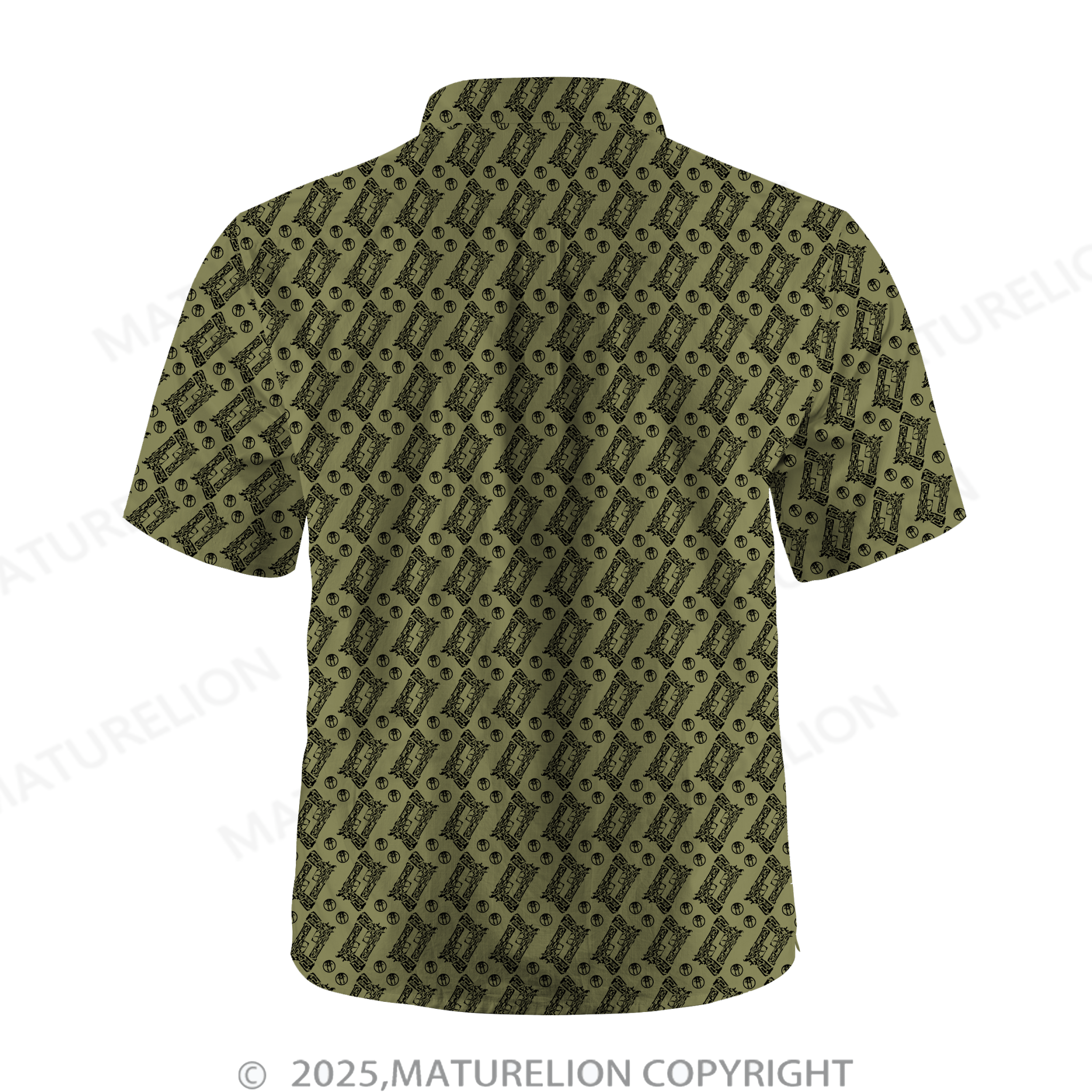 Maturelion Men's Hawaiian Shirt Exotic Escape Hawaiian Shirt