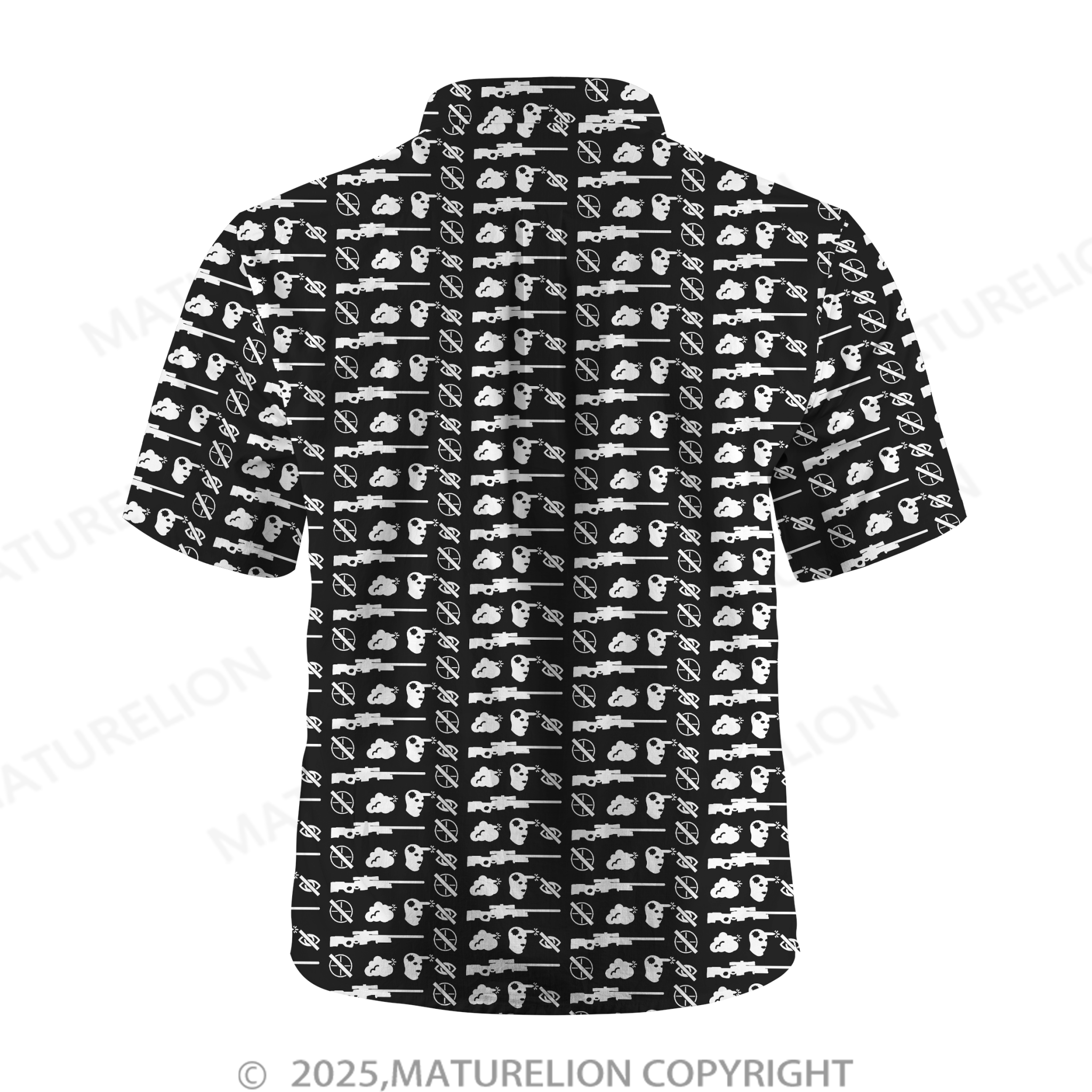 Maturelion Men's Hawaiian Shirt Jungle Vibes Hawaiian Shirt