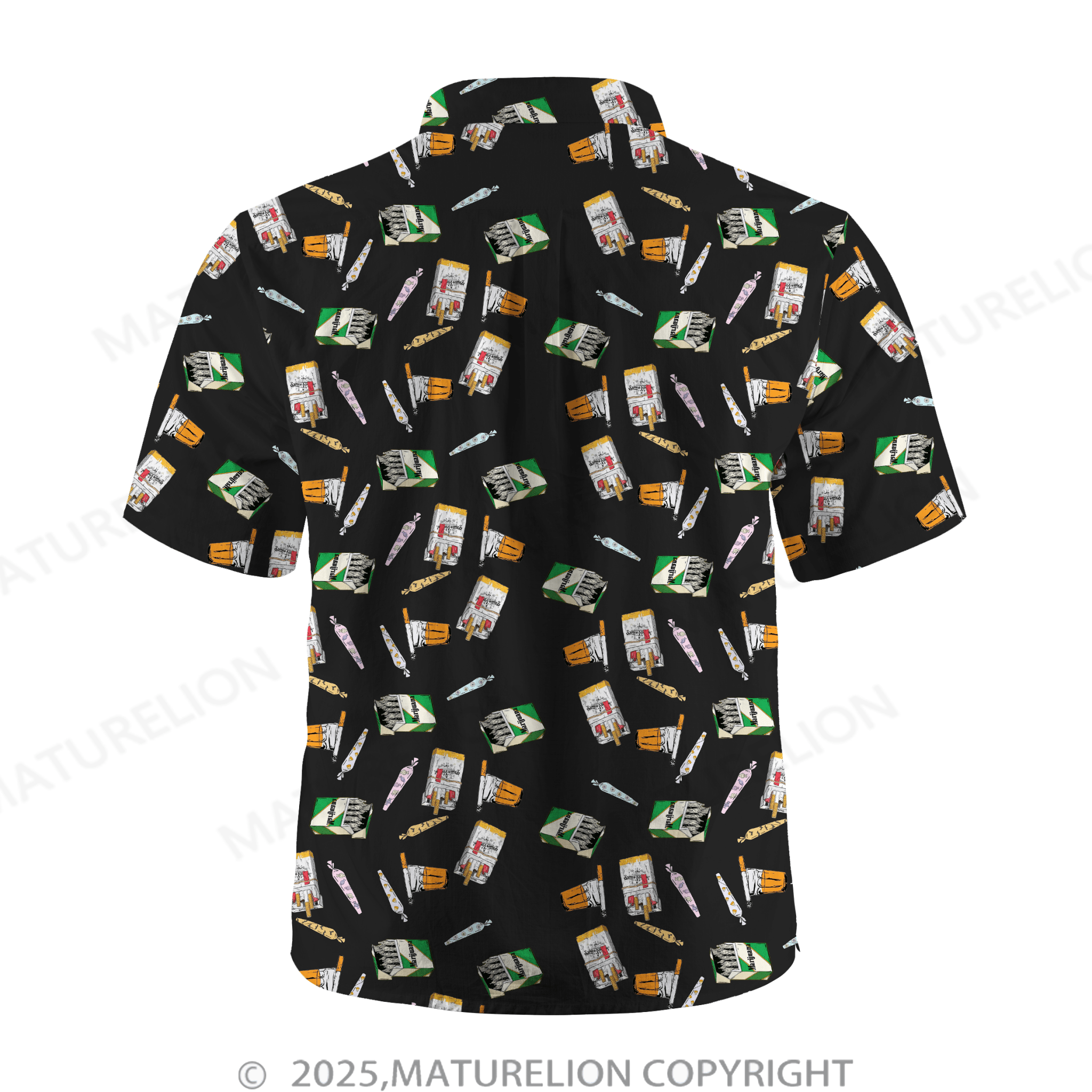 Maturelion Men's Hawaiian Shirt Seduction in the Sand Hawaiian Shirt