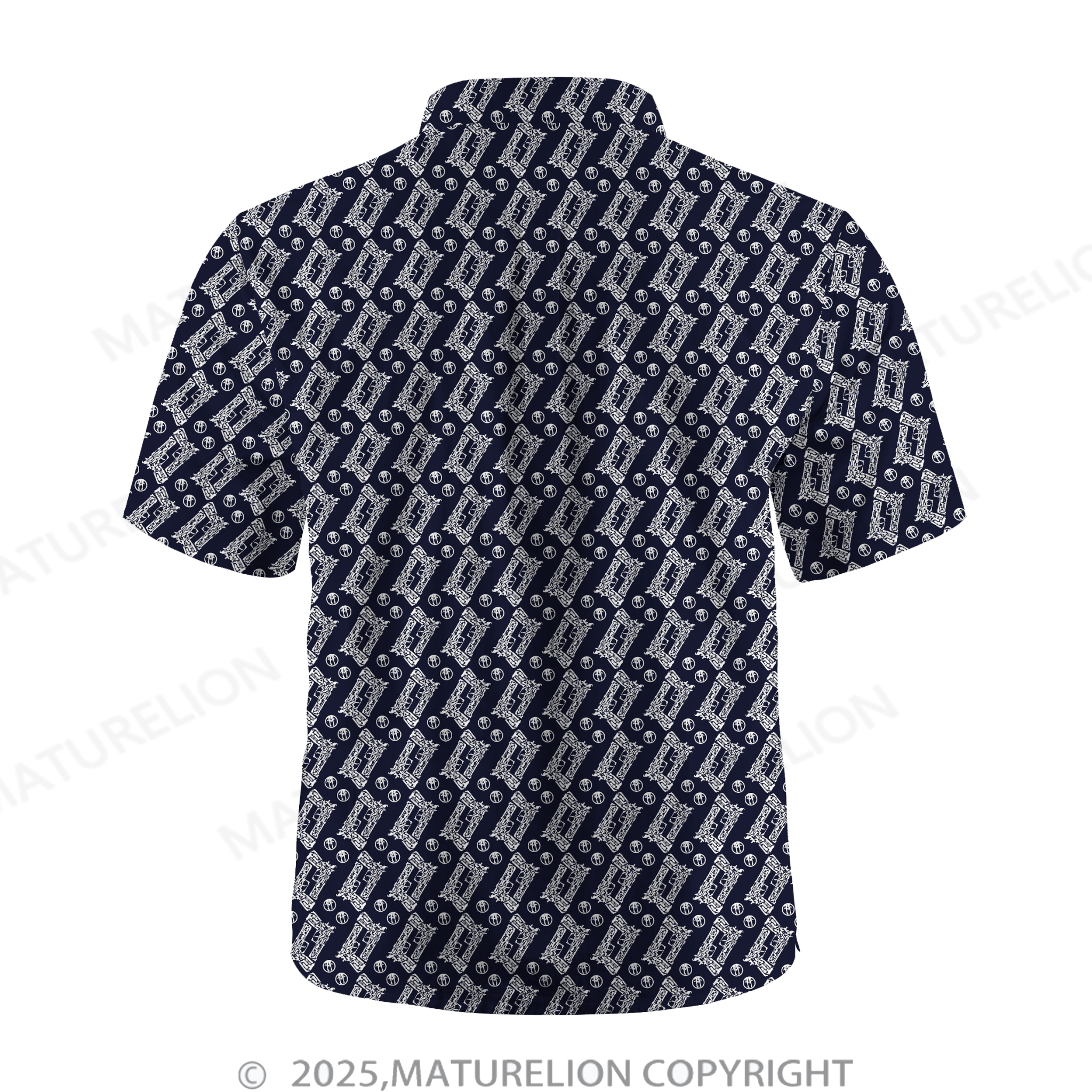 Maturelion Men's Hawaiian Shirt Exotic Escape Hawaiian Shirt