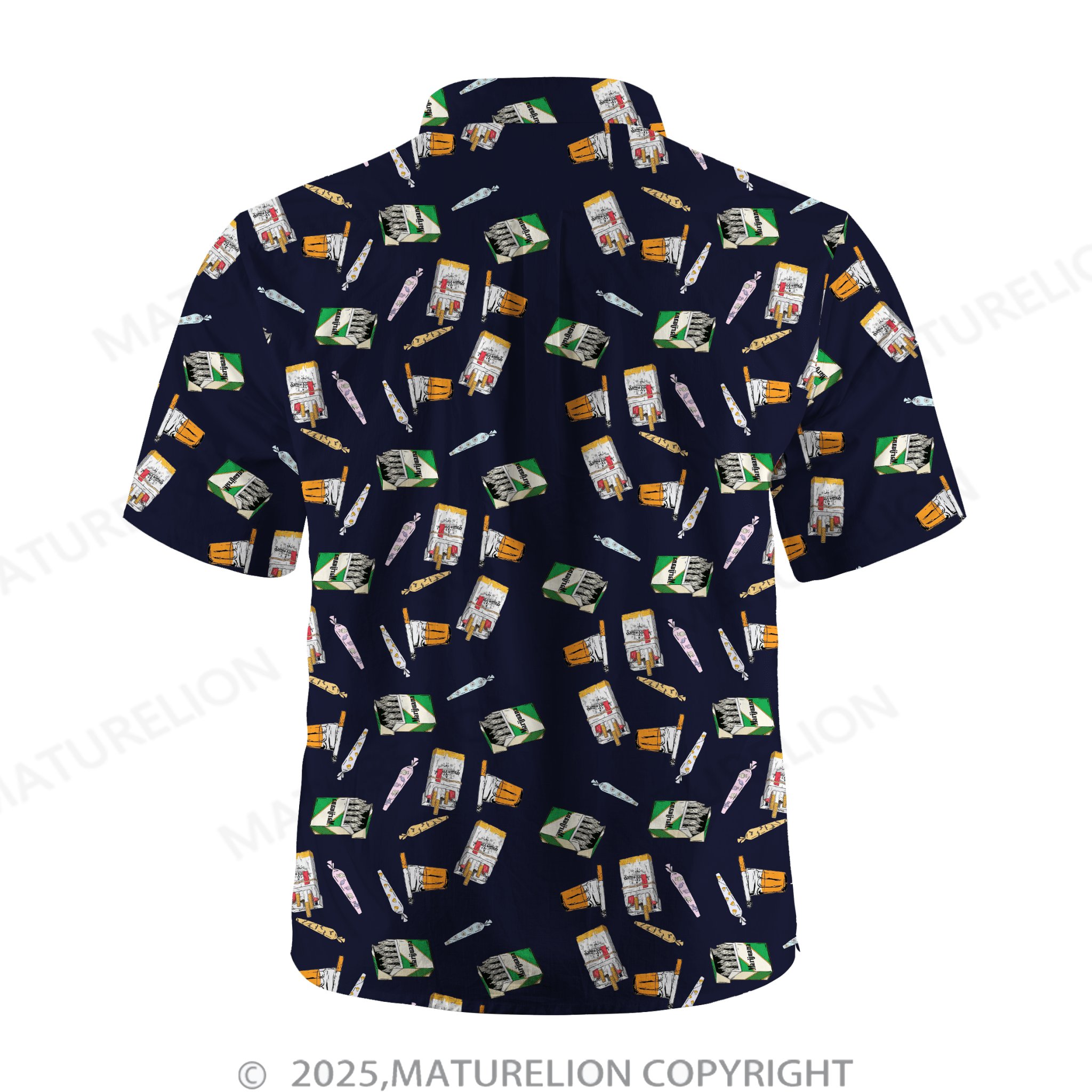 Maturelion Men's Hawaiian Shirt Island Breeze with Sensual Ease Hawaiian Shirt