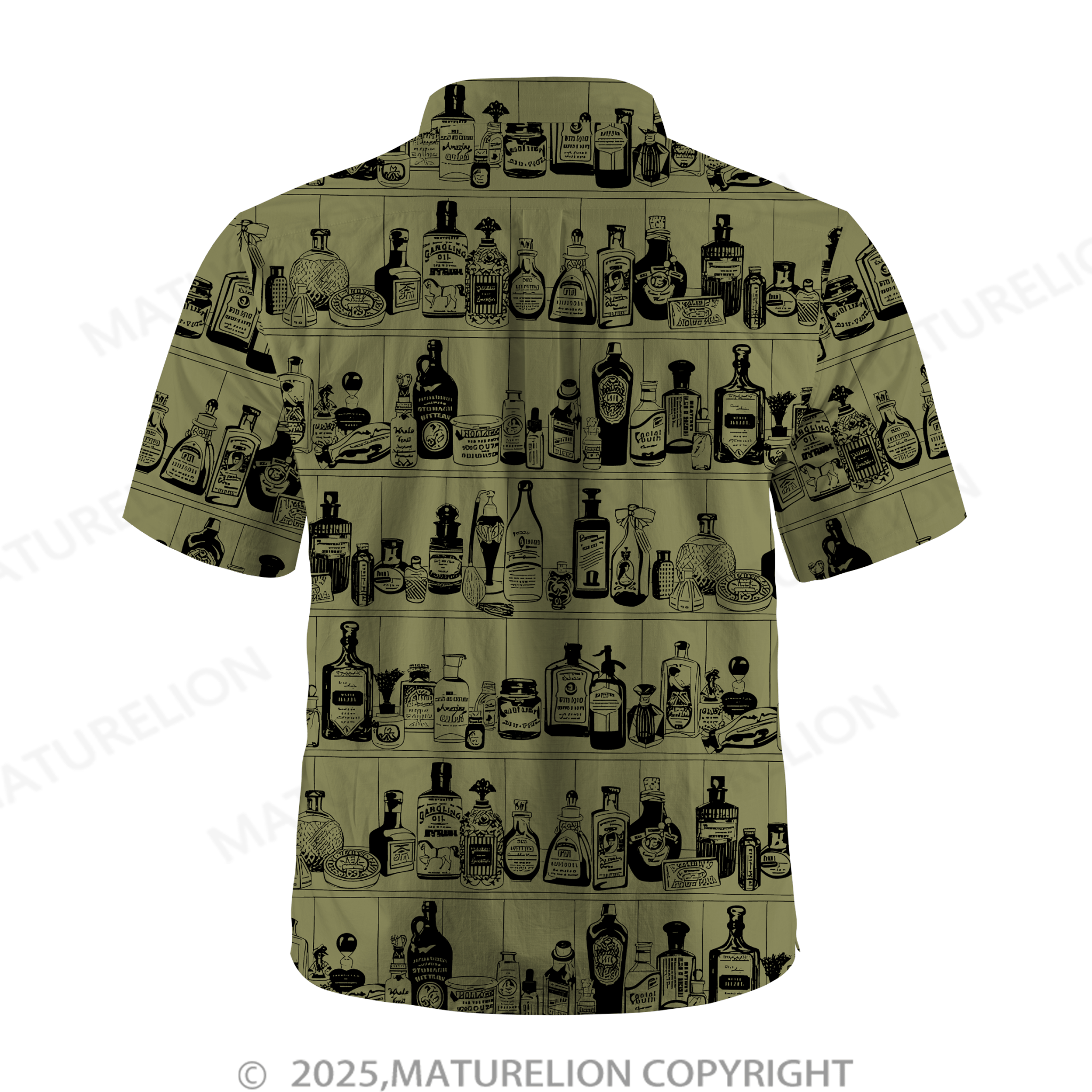 Maturelion Men's Hawaiian Shirt Pacific Flow Hawaiian Shirt