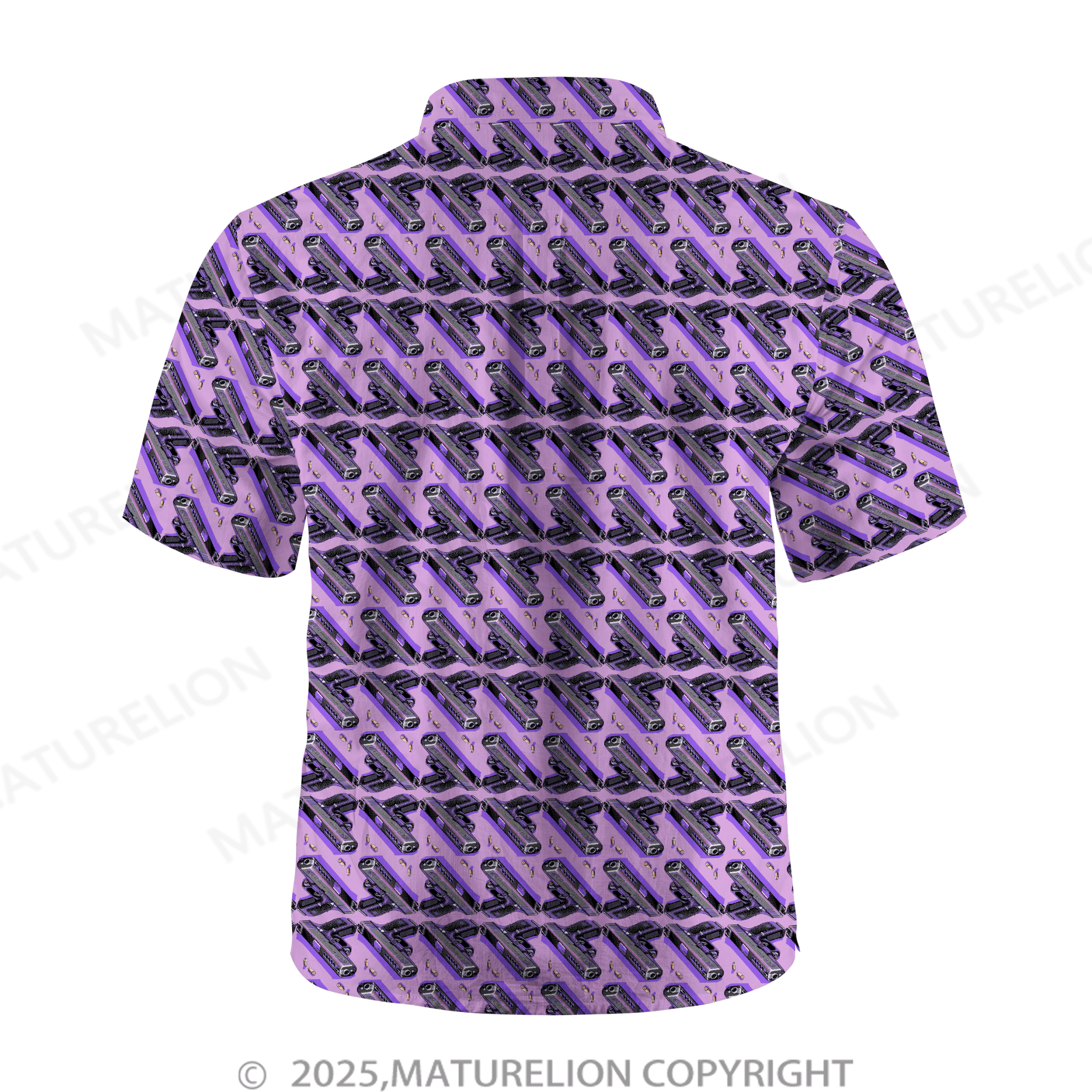 Maturelion Men's Hawaiian Shirt Island Heat Hawaiian Shirt