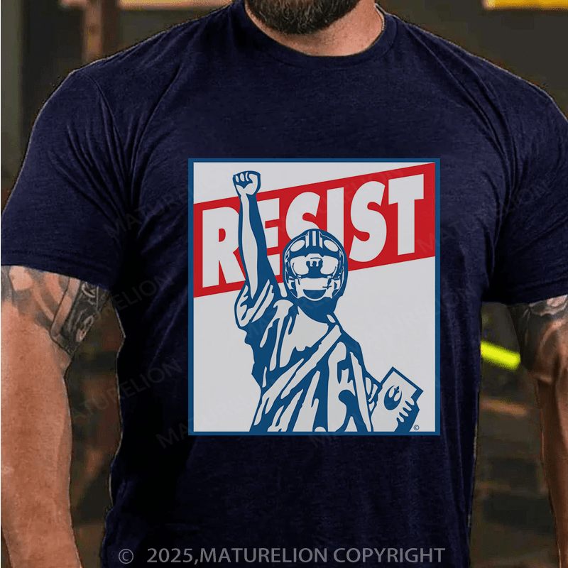 Maturelion Men's T-shirt Resist the Empire T-shirt