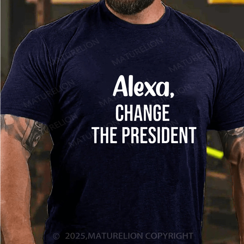 Maturelion Men's T-shirt The President Cotton T-shirt