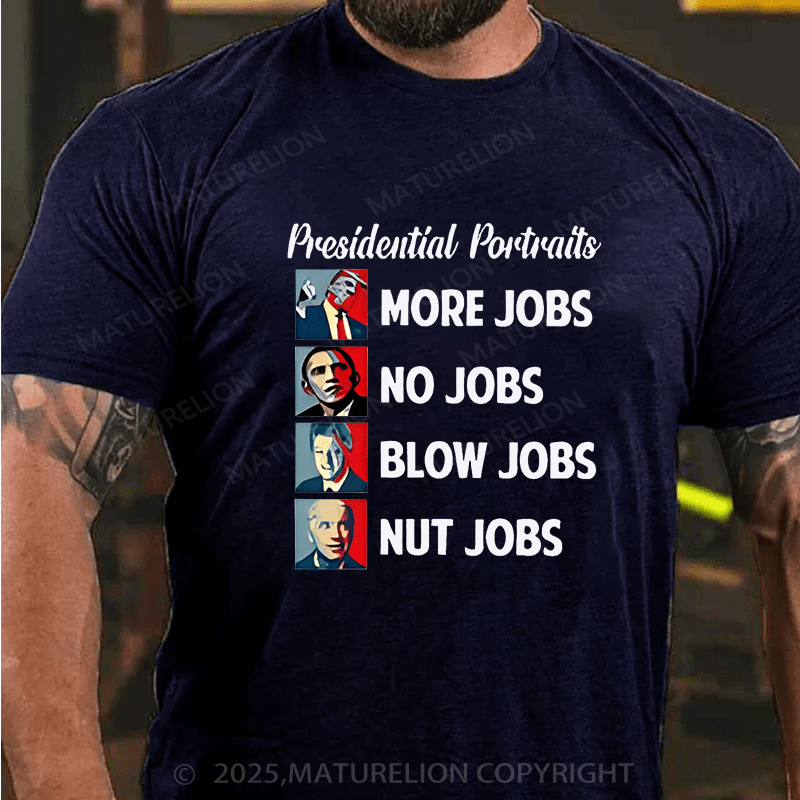 Maturelion Men's T-shirt Funny Political Shirt Cotton T-shirt