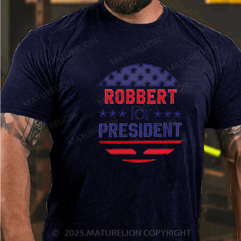 Maturelion Men's T-shirt Personalized Election T-Shirt  Cotton T-shirt