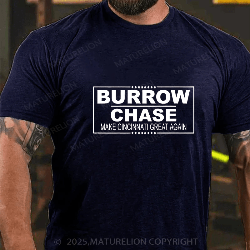 Maturelion Men's T-shirt Cincinnati Football T-Shirt  Cotton T-shirt