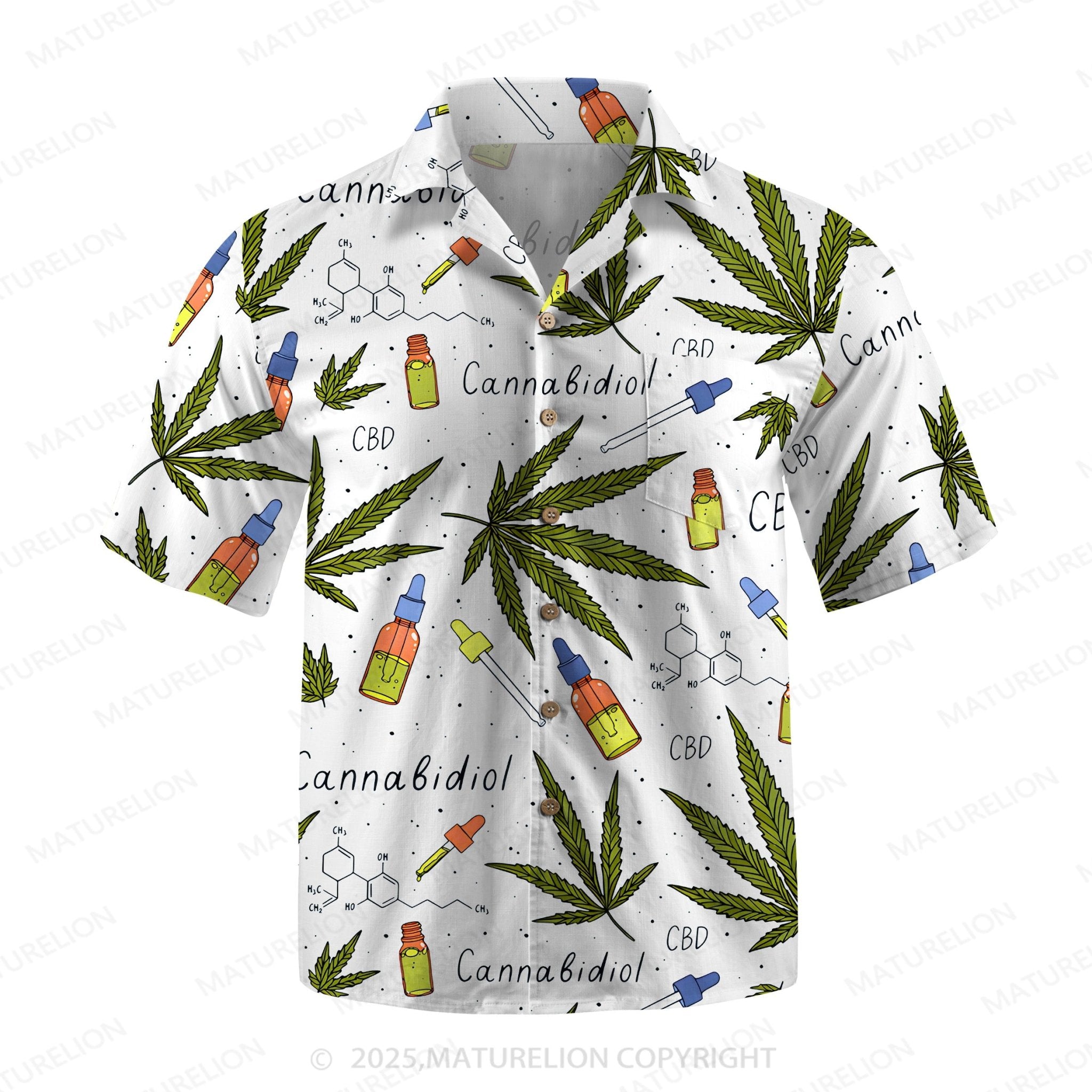 Maturelion Men's Hawaiian Shirt Coastal Dream Hawaiian Shirt