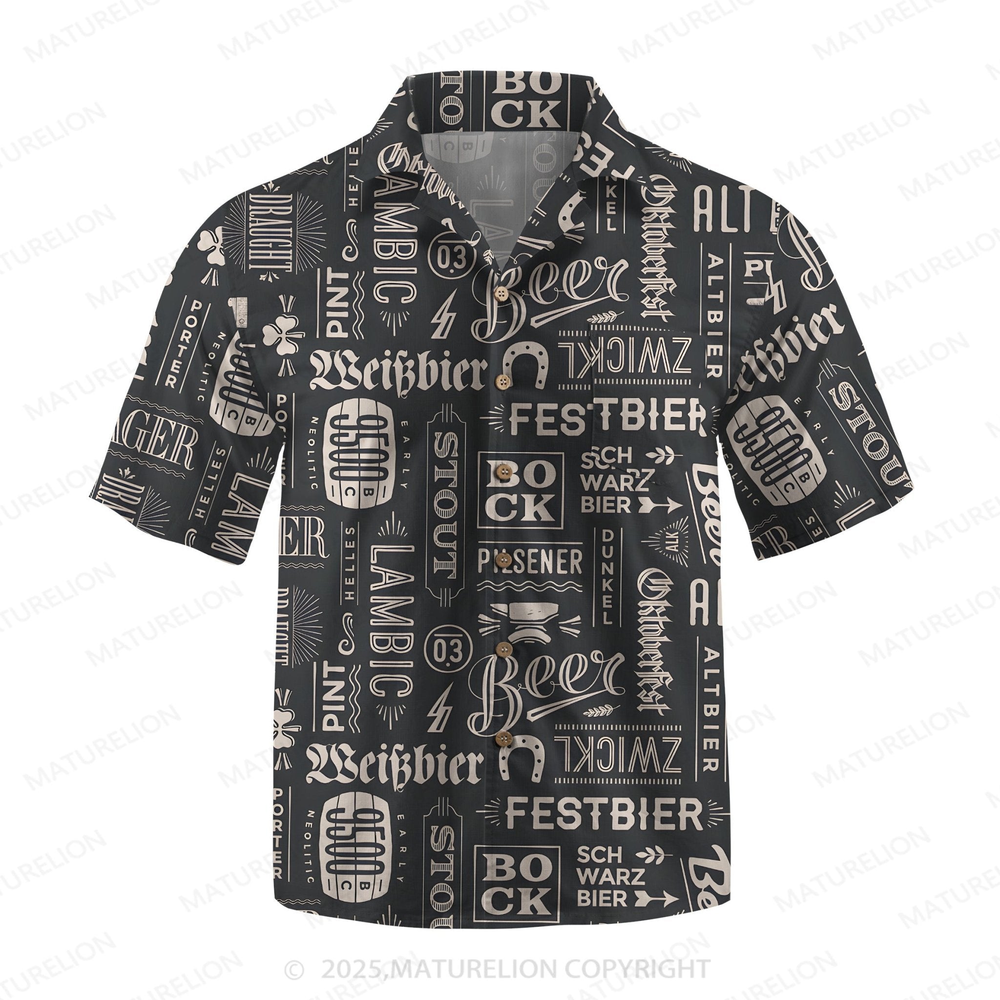 Maturelion Men's Hawaiian Shirt Sunset Vibes Hawaiian Shirt