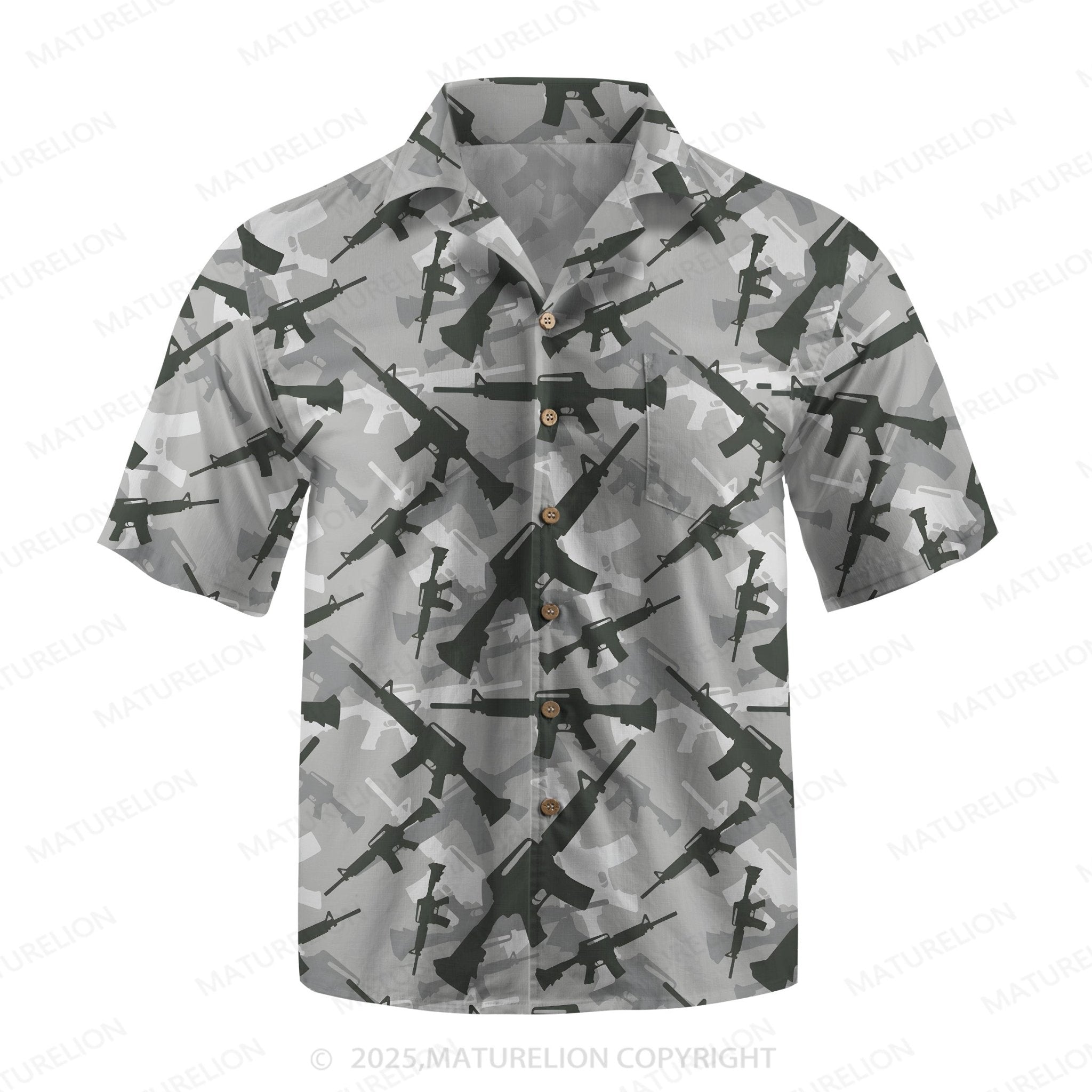 Maturelion Men's Hawaiian Shirt Island Dream Hawaiian Shirt