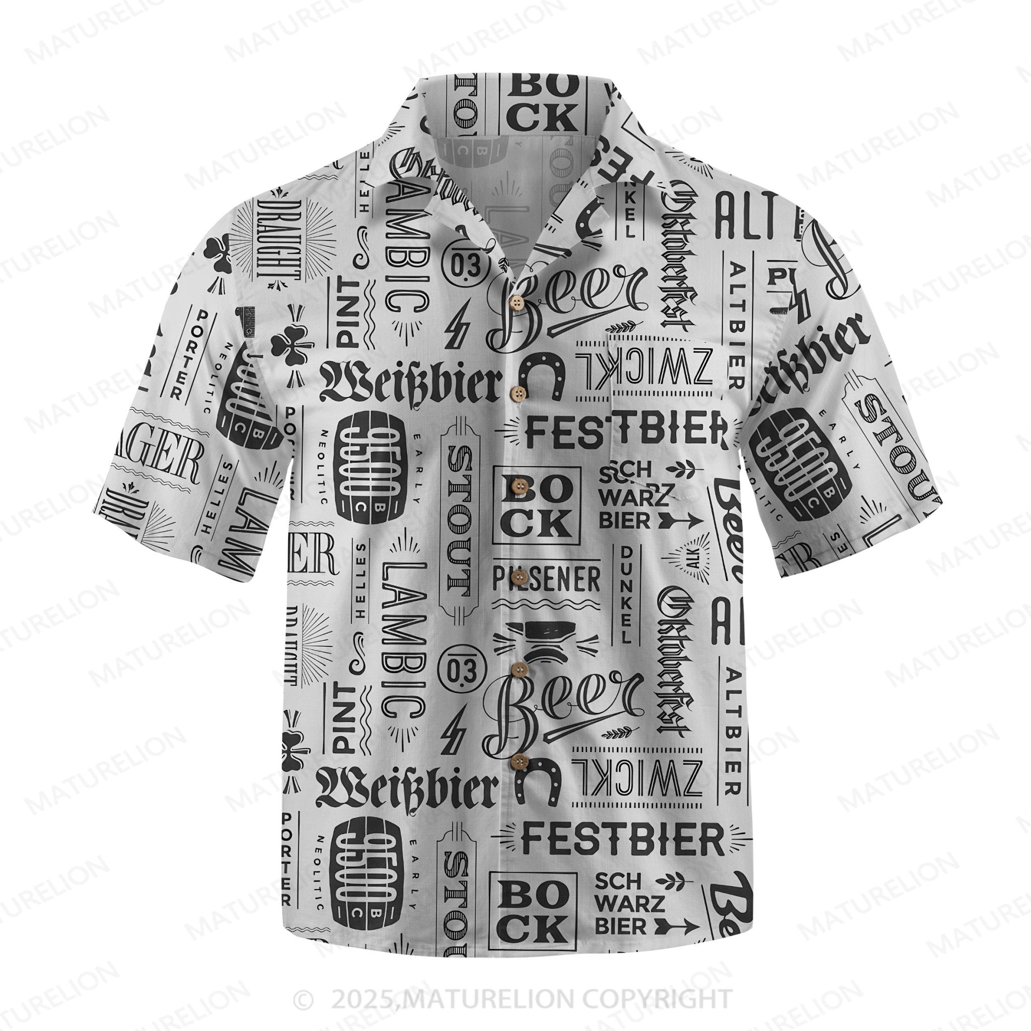 Maturelion Men's Hawaiian Shirt Sunset Vibes Hawaiian Shirt