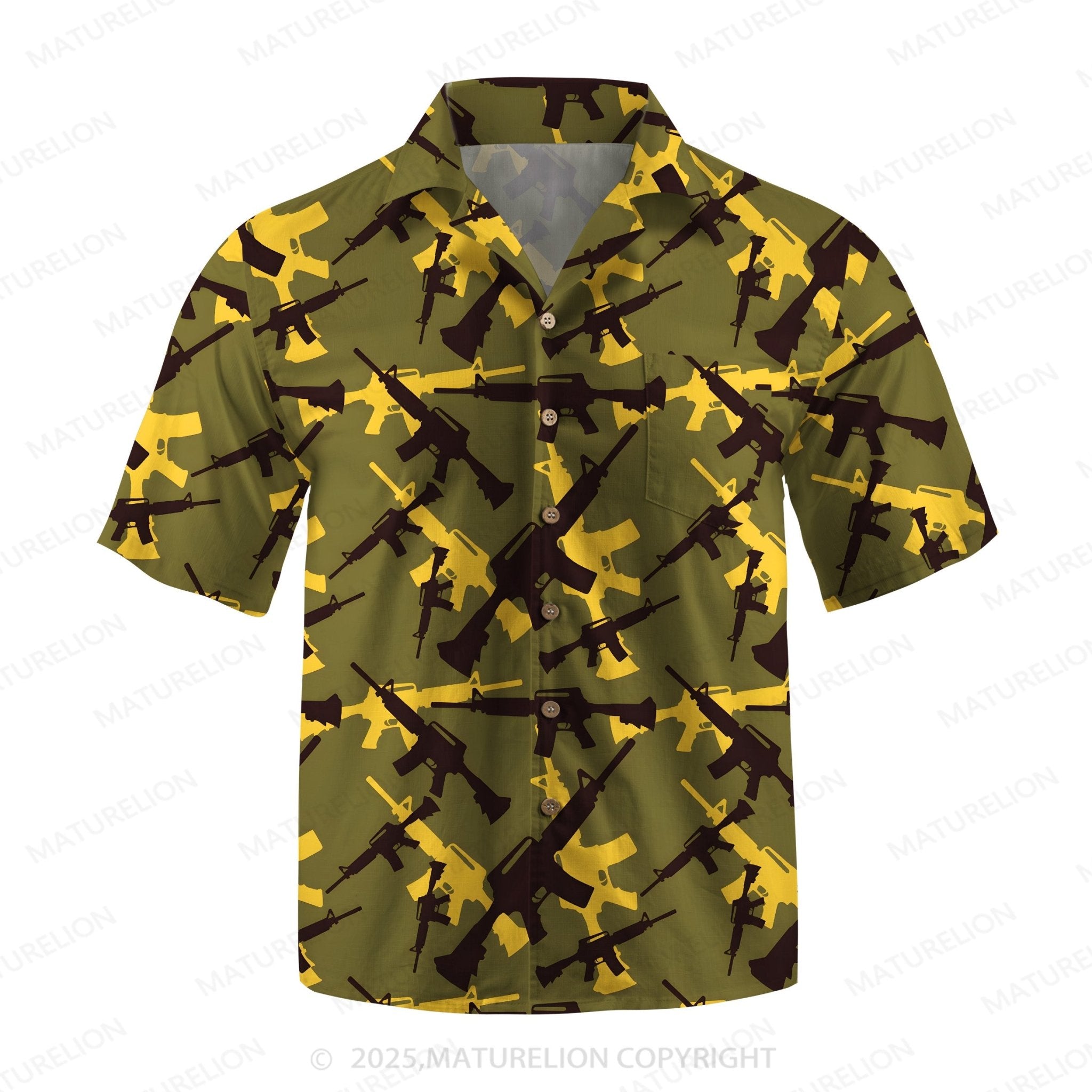 Maturelion Men's Hawaiian Shirt Island Dream Hawaiian Shirt