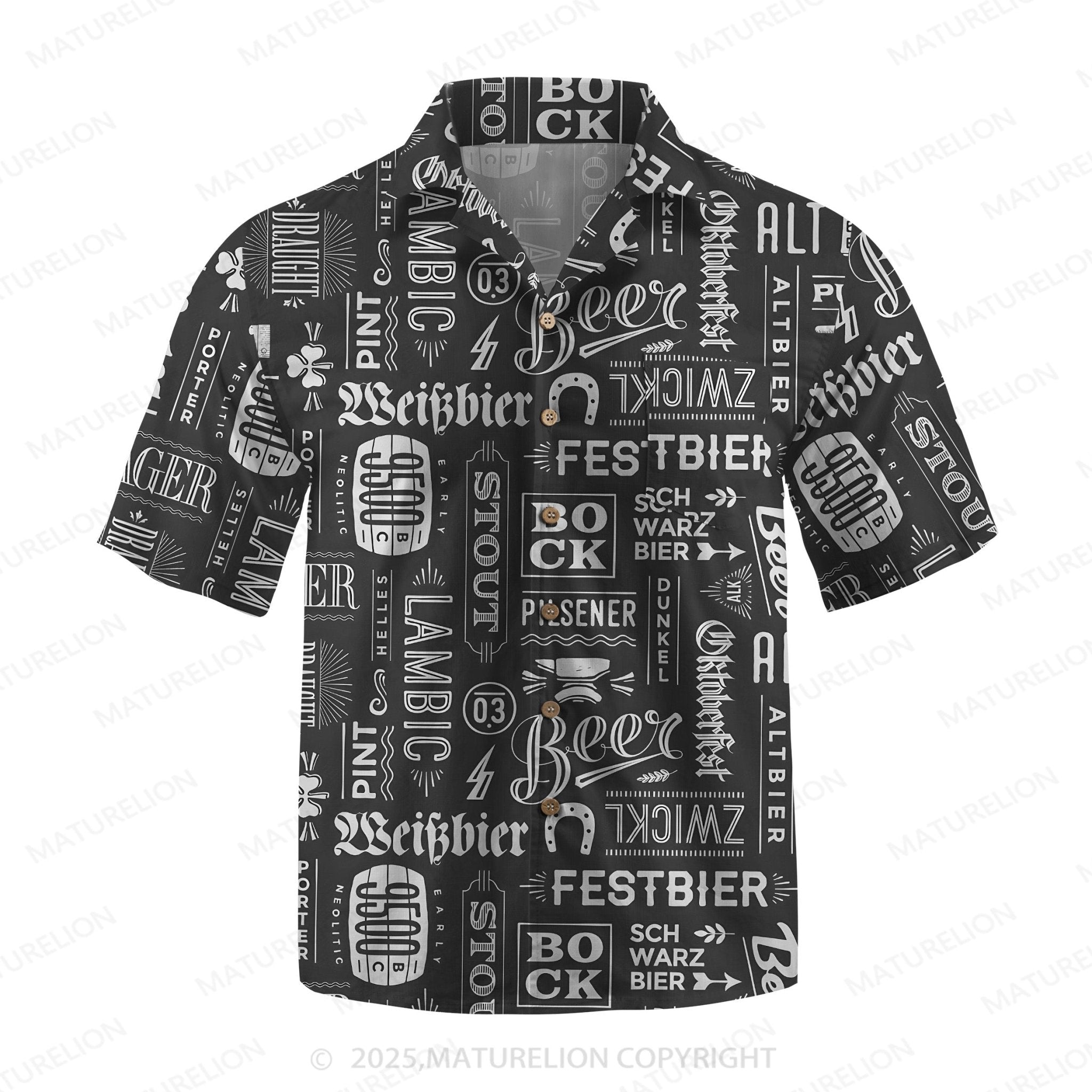 Maturelion Men's Hawaiian Shirt Sunset Vibes Hawaiian Shirt