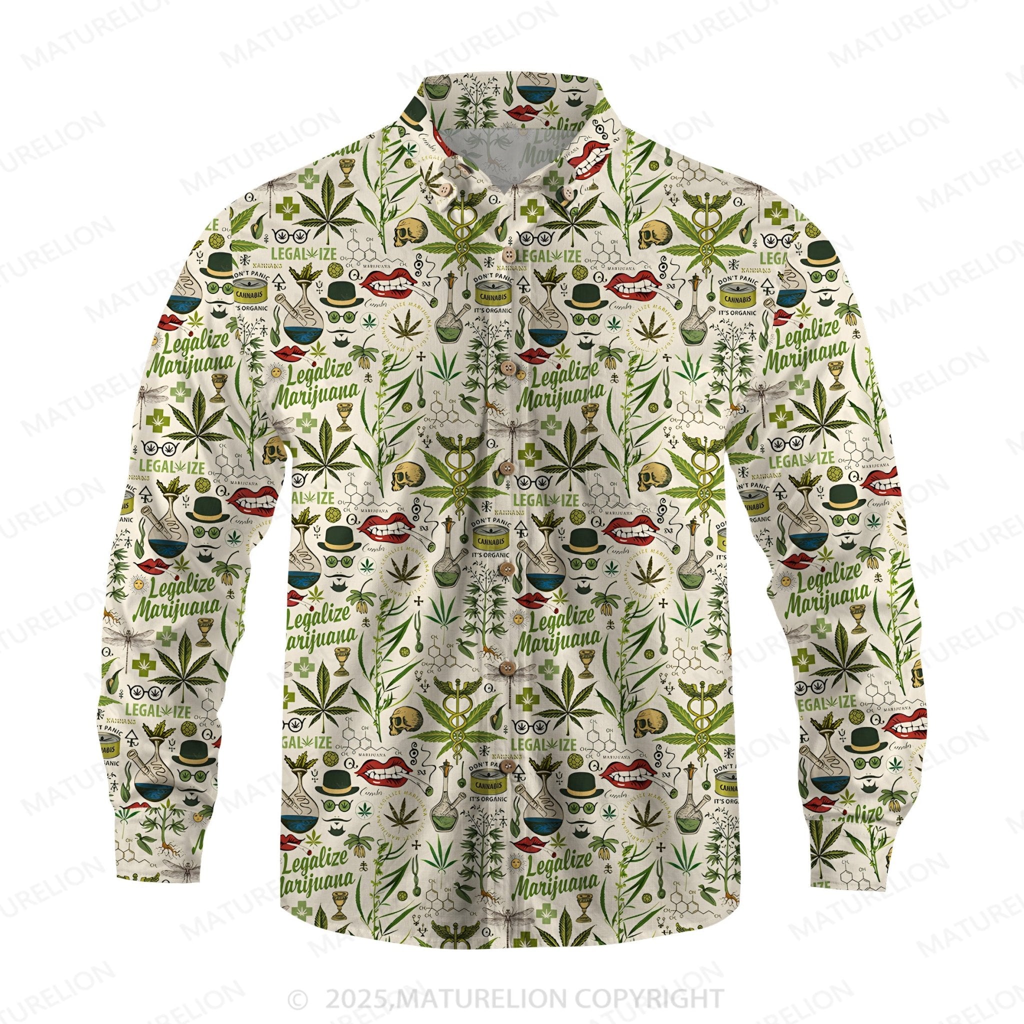 Maturelion Men's Hawaiian Shirt Coastal Dream Hawaiian Shirt