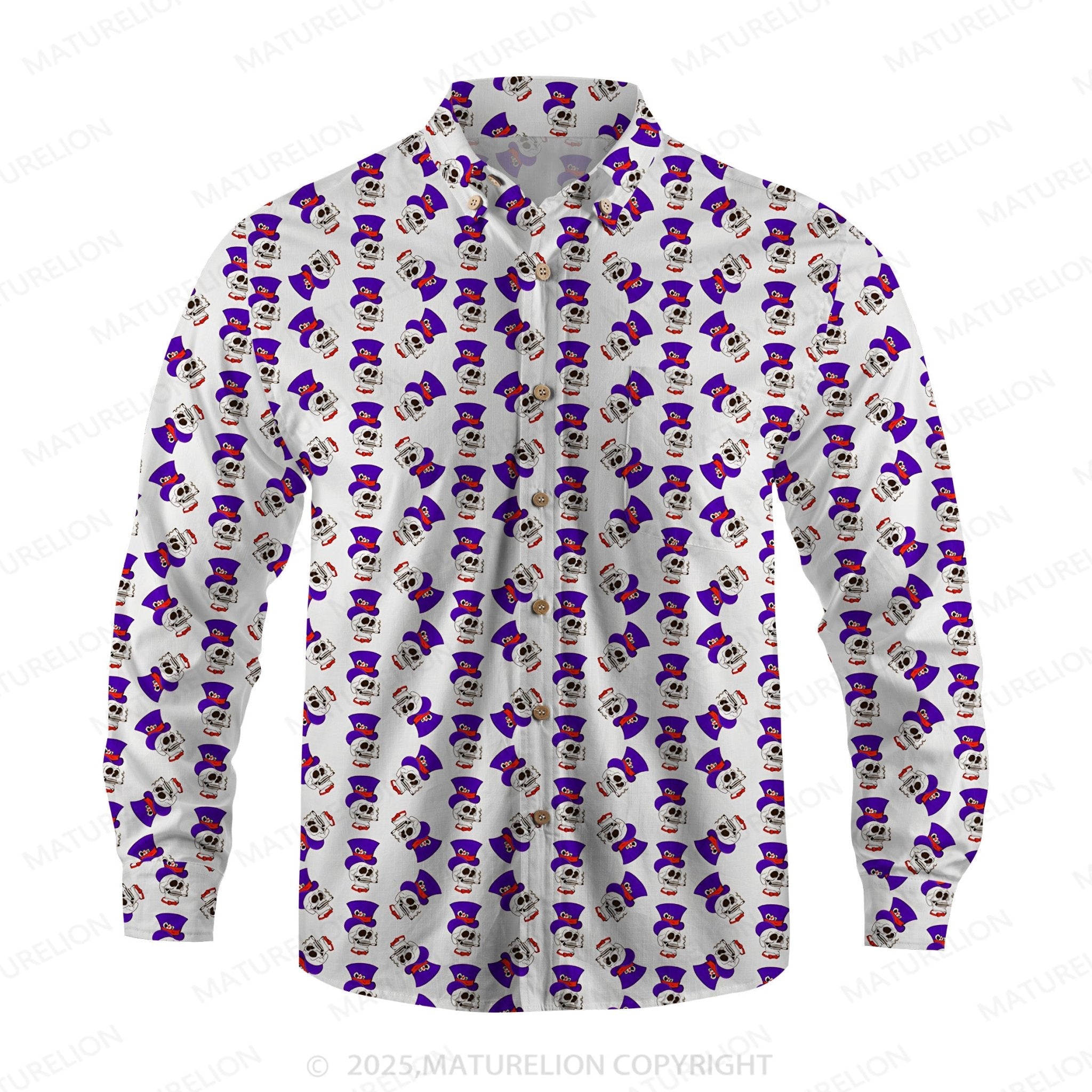 Maturelion Men's Hawaiian Shirt Vintage Island Hawaiian Shirt