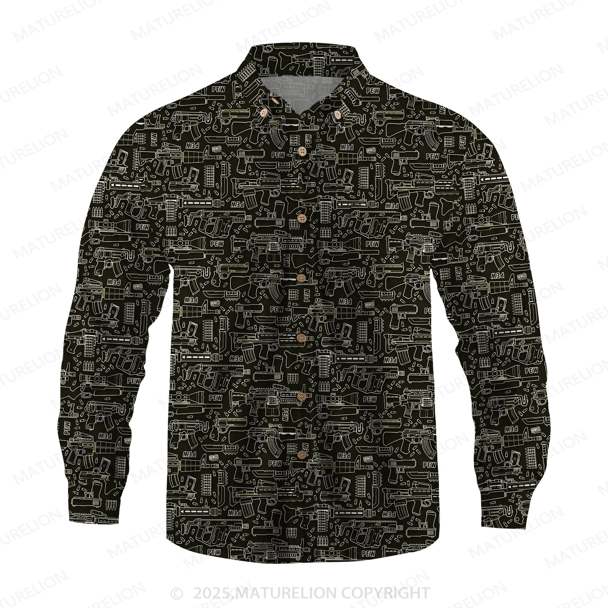 Maturelion Men's Hawaiian Shirt Palm Tree Getaway Hawaiian Shirt