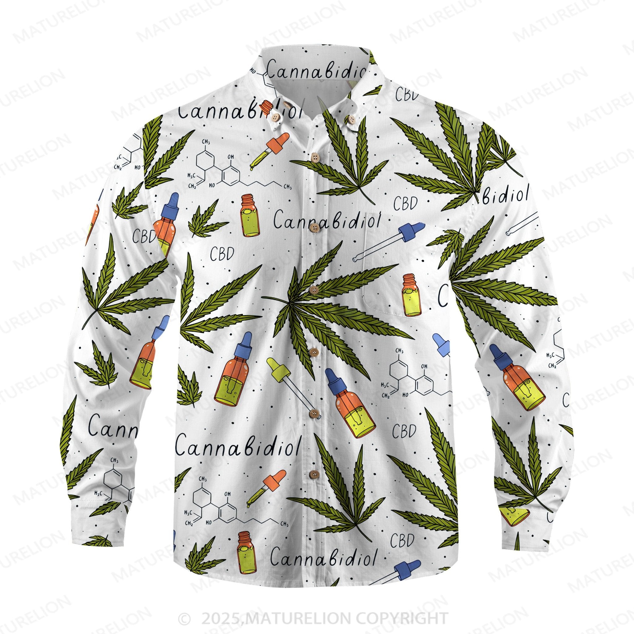 Maturelion Men's Hawaiian Shirt Lagoon Life Hawaiian Shirt