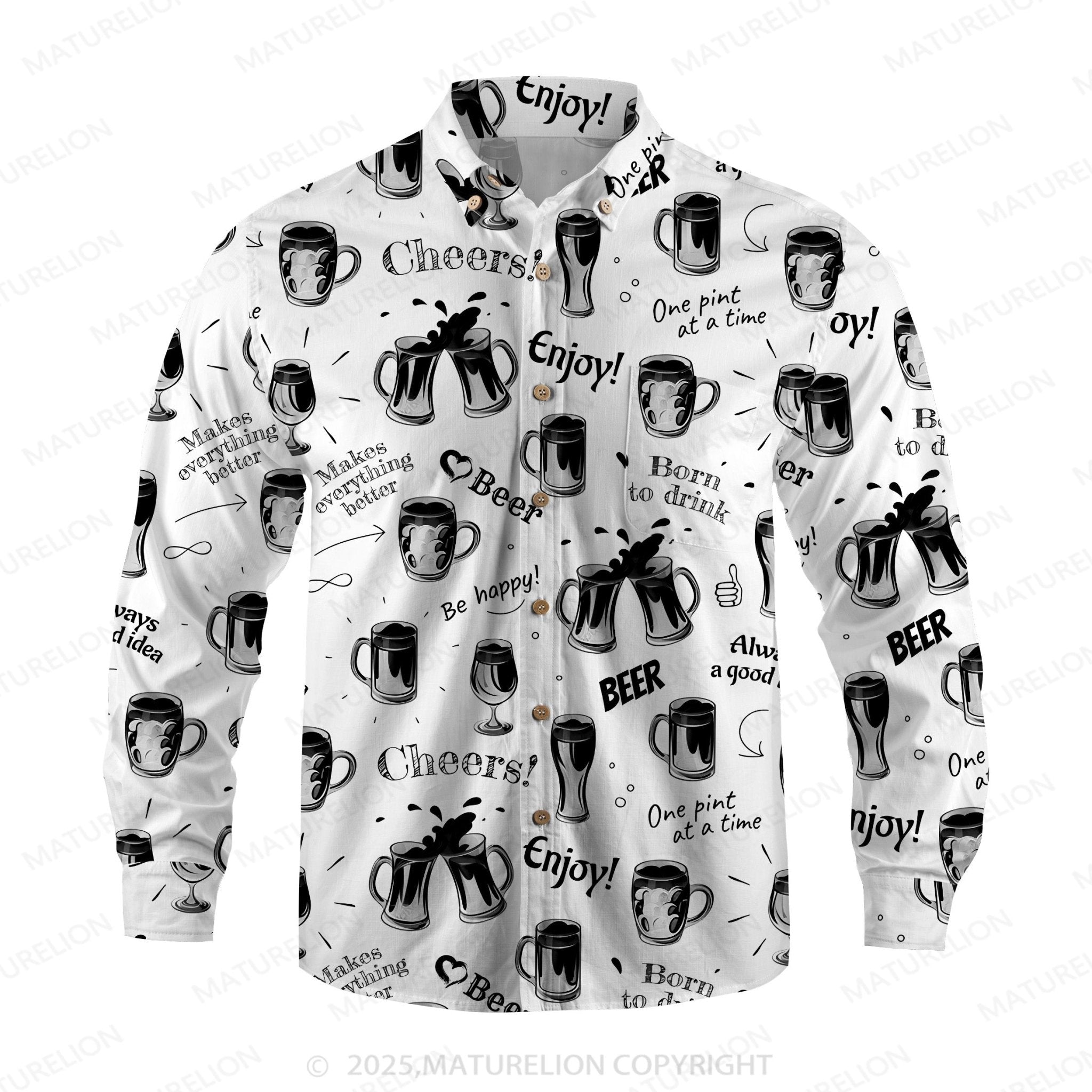 Maturelion Men's Hawaiian Shirt Sunset Vibes Hawaiian Shirt