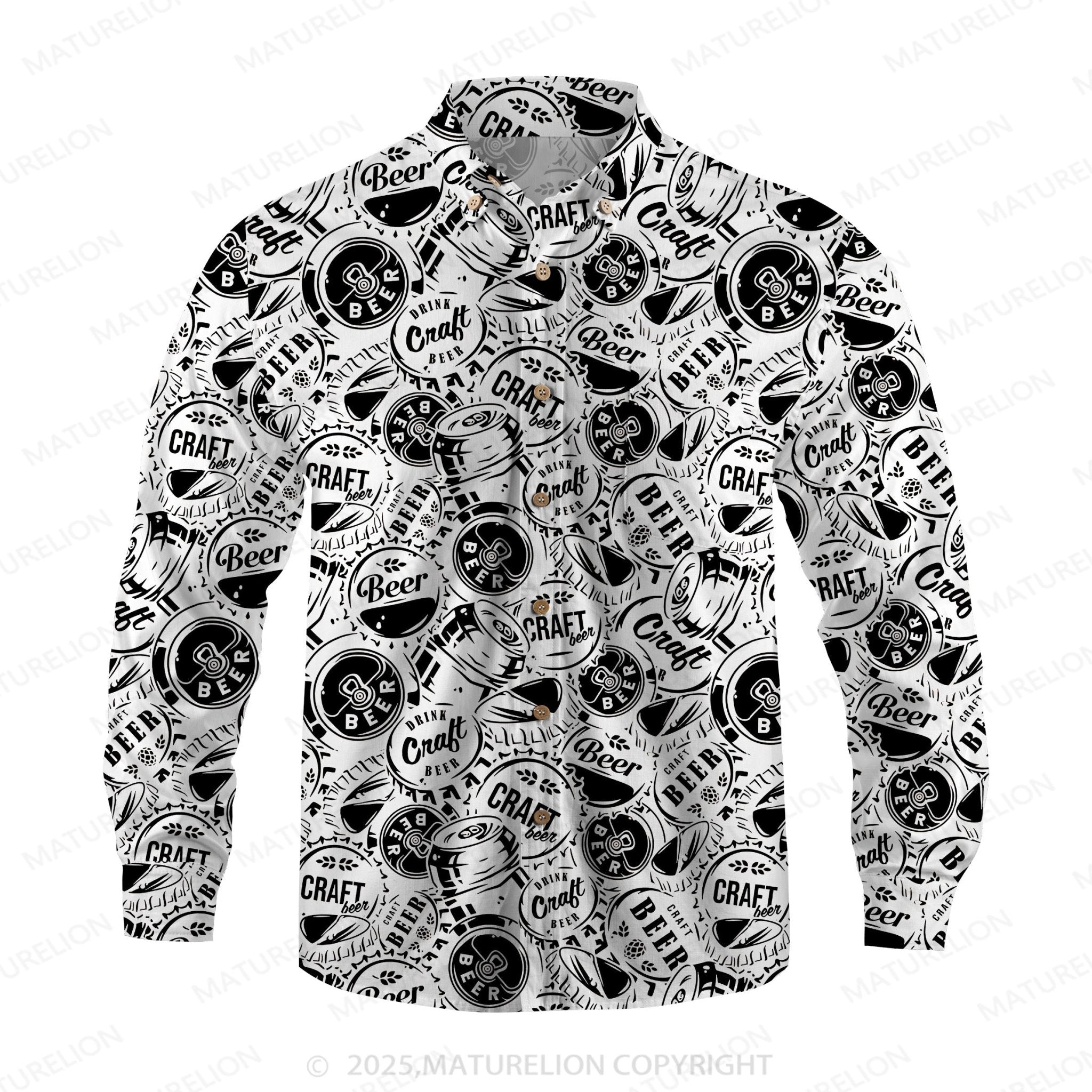 Maturelion Men's Hawaiian Shirt Cool Tropics Hawaiian Shirt