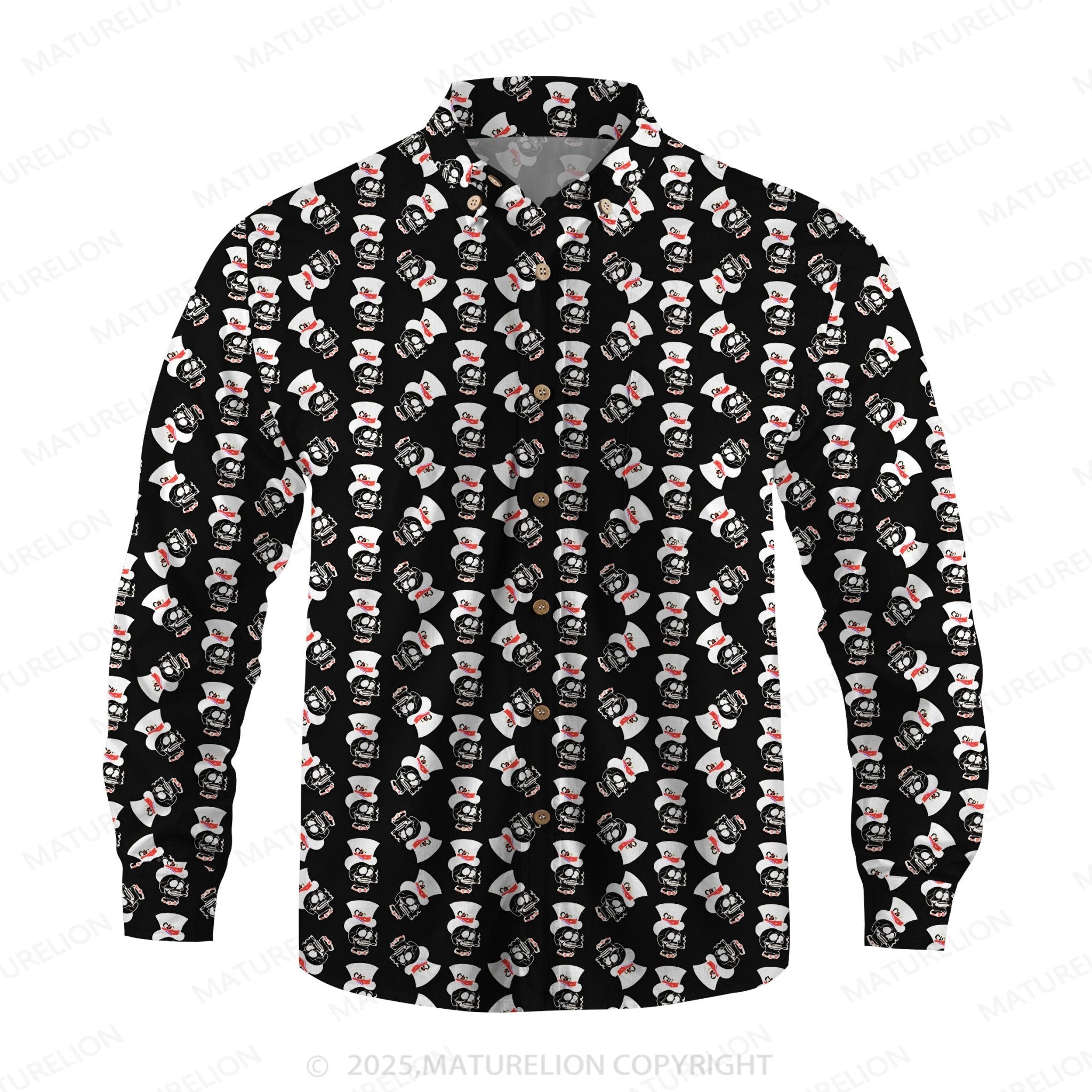 Maturelion Men's Hawaiian Shirt Vintage Island Hawaiian Shirt
