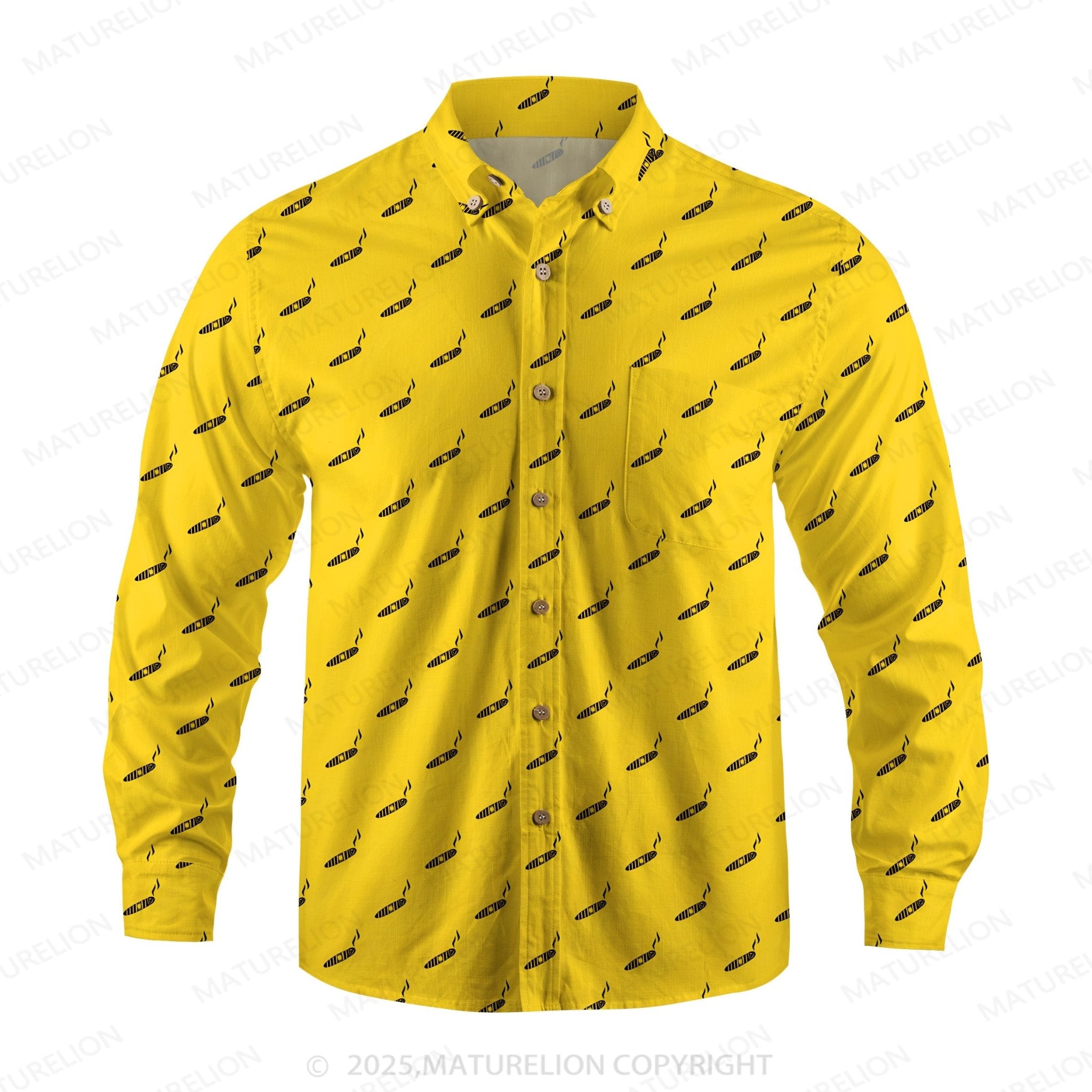 Maturelion Men's Hawaiian Shirt Exotic Escape Hawaiian Shirt