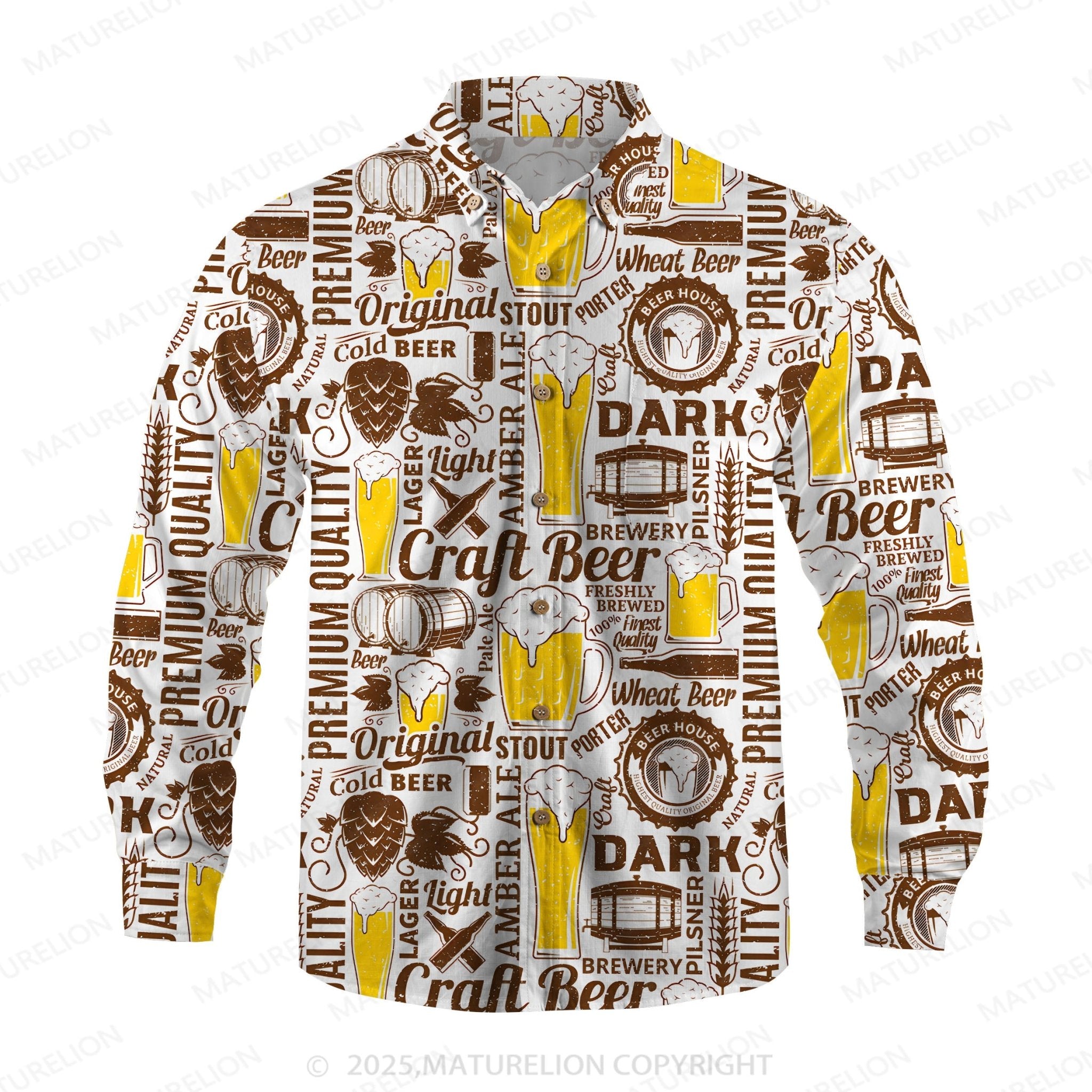 Maturelion Men's Hawaiian Shirt Summer Heat Hawaiian Shirt