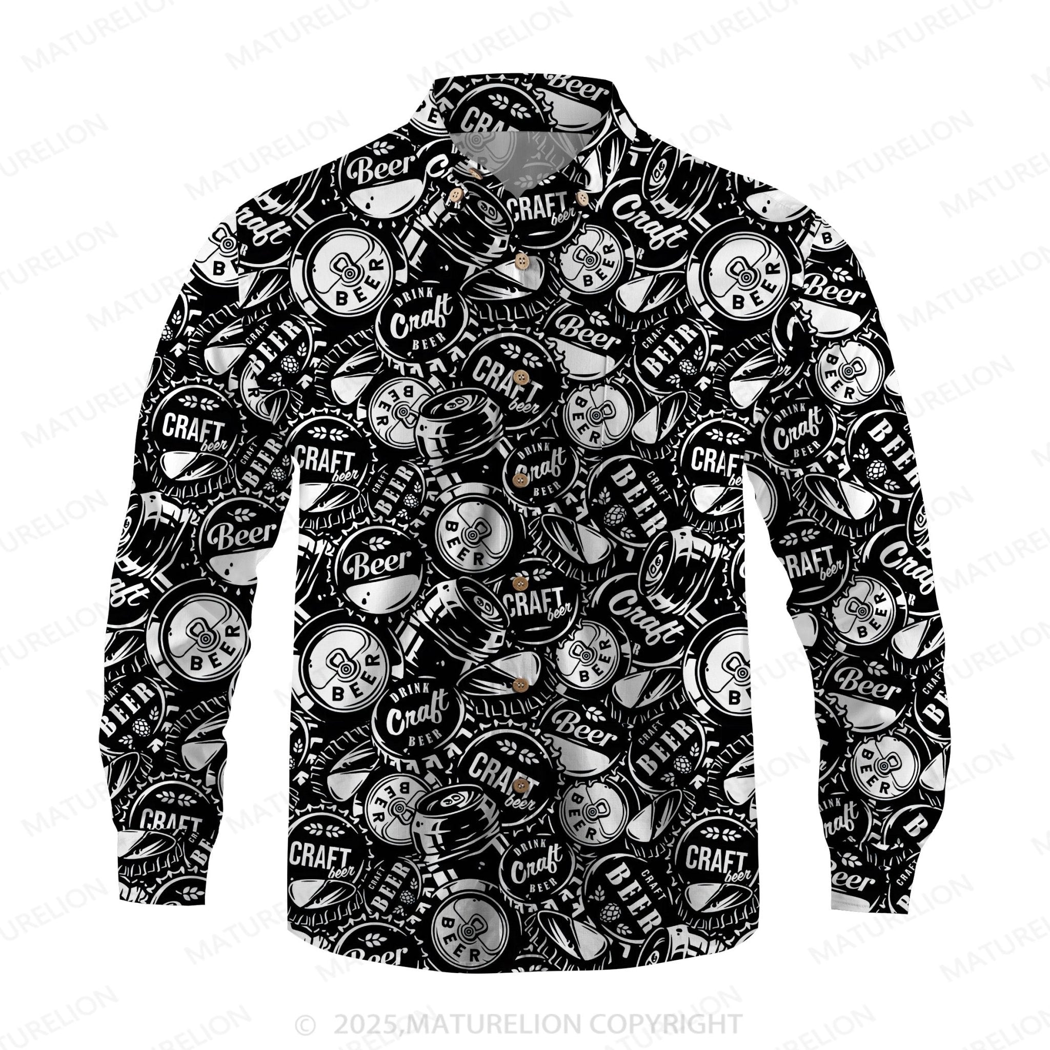 Maturelion Men's Hawaiian Shirt Cool Tropics Hawaiian Shirt