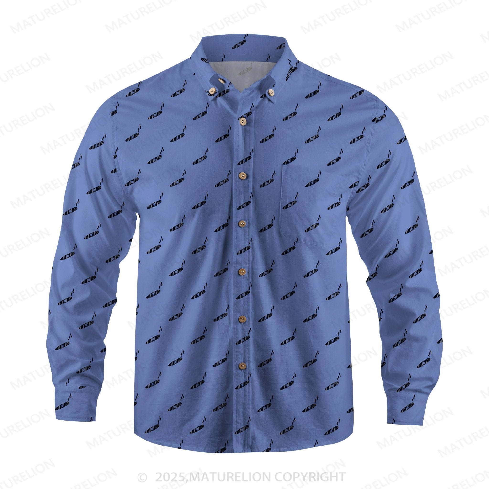 Maturelion Men's Hawaiian Shirt Exotic Escape Hawaiian Shirt