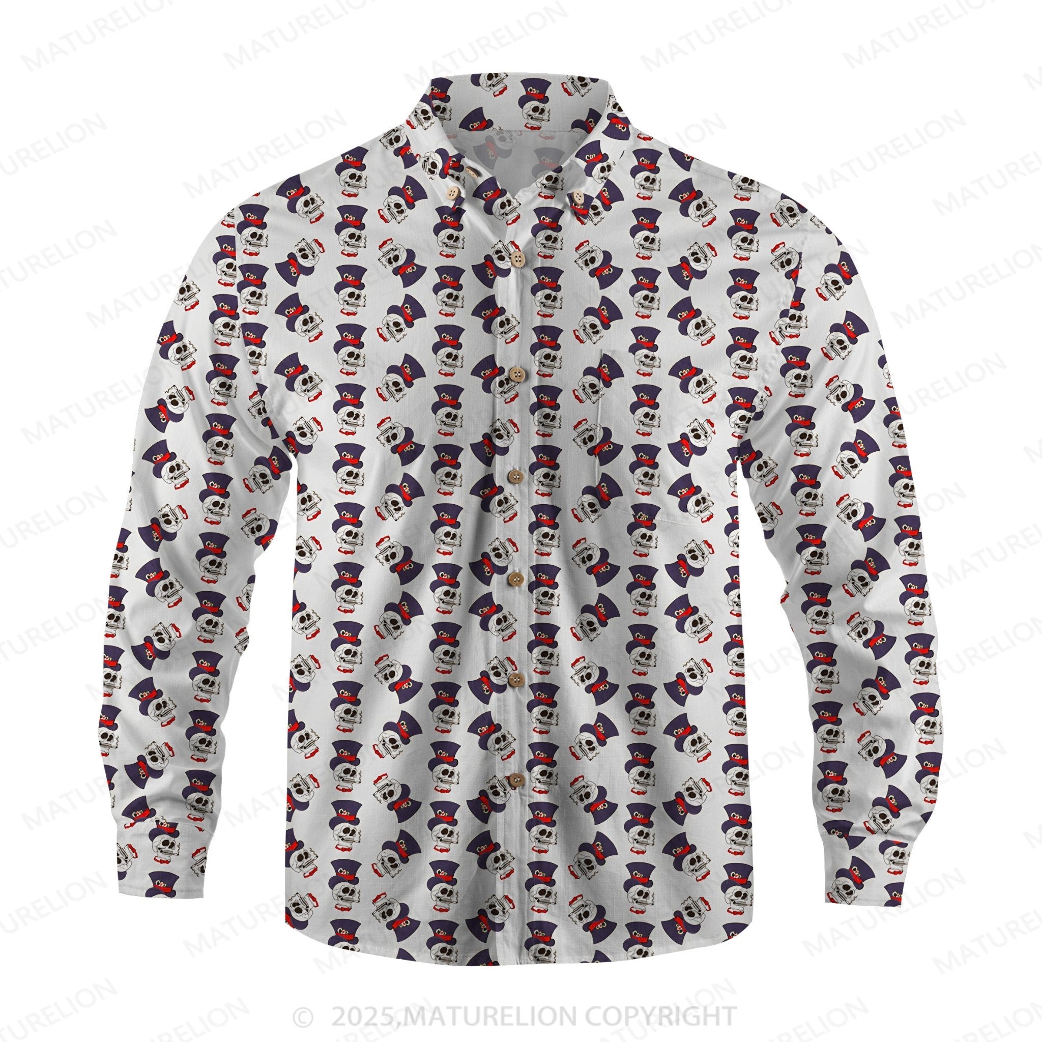 Maturelion Men's Hawaiian Shirt Vintage Island Hawaiian Shirt