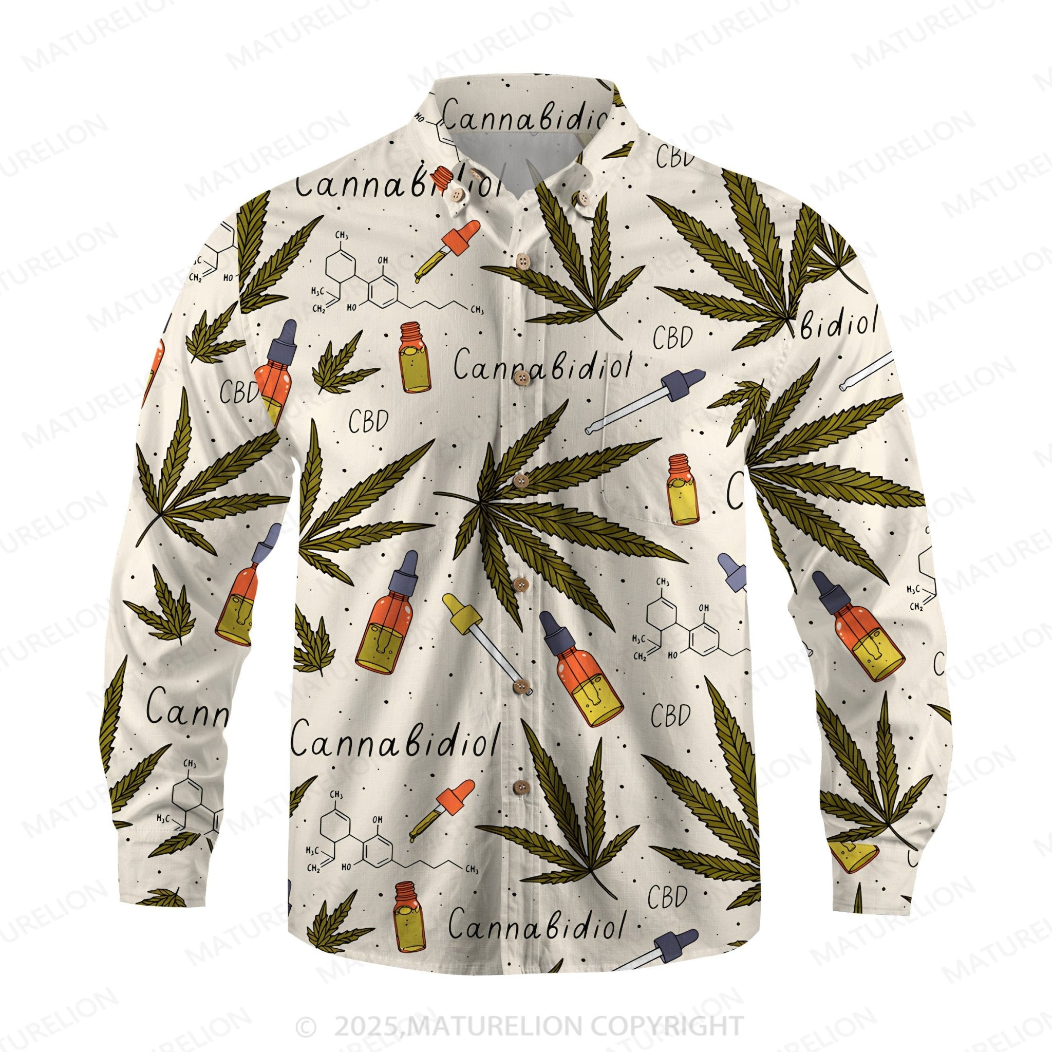 Maturelion Men's Hawaiian Shirt Lagoon Life Hawaiian Shirt