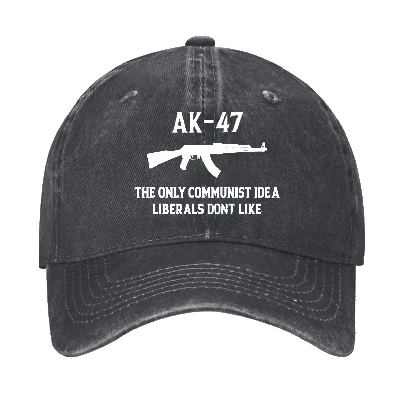 Maturelion Custom Cap AK-47 The Only Communist Idea Liberals Don't Like Cap