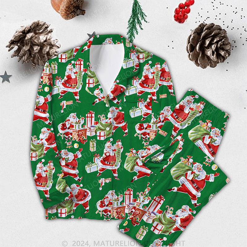 Maturelion Cozy Christmas Essentials Funny Sleepwear