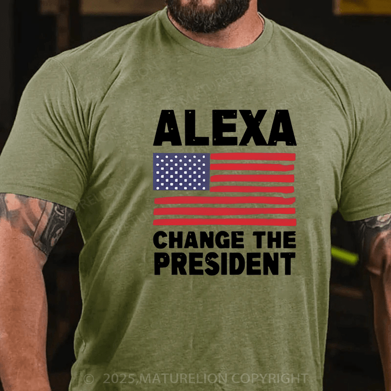 Maturelion Men's T-shirt The President Cotton T-shirt