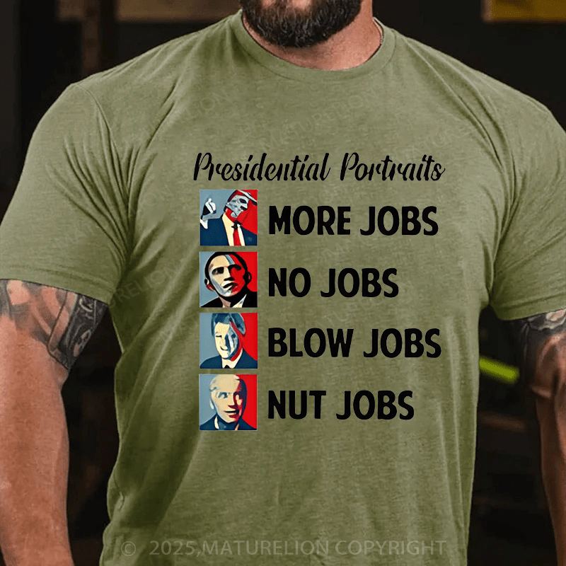 Maturelion Men's T-shirt Funny Political Shirt Cotton T-shirt
