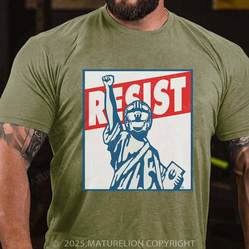 Maturelion Men's T-shirt Resist the Empire T-shirt
