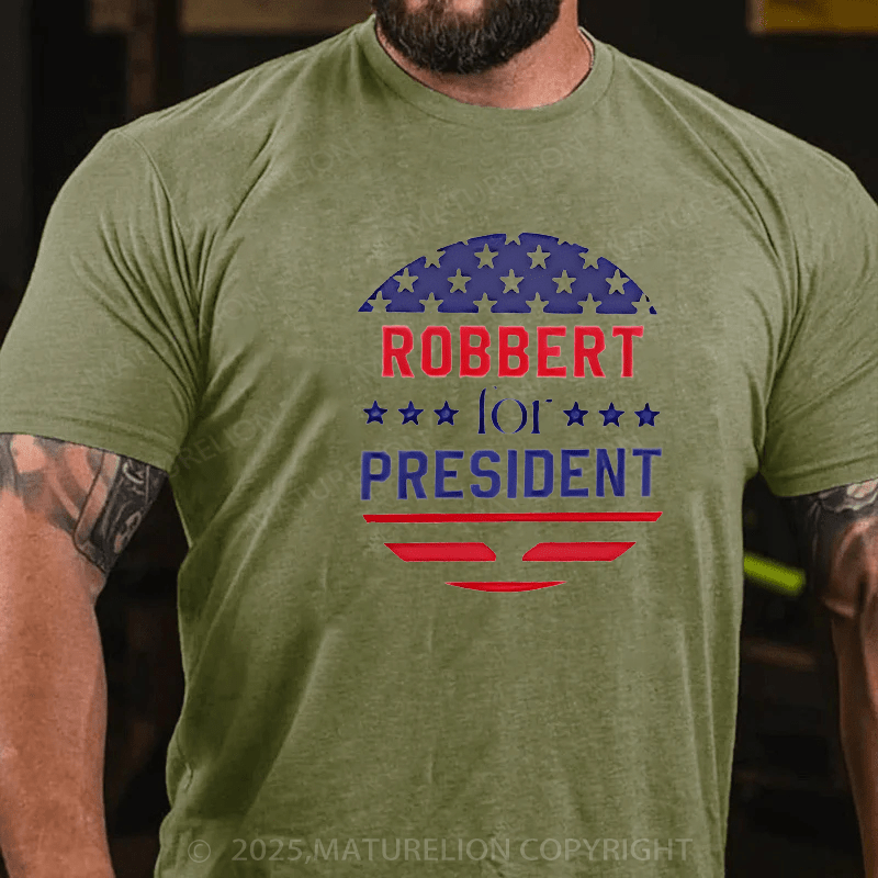 Maturelion Men's T-shirt Personalized Election T-Shirt  Cotton T-shirt